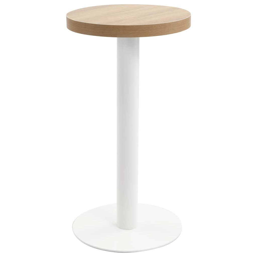 furnicato Esstisch Bistrotisch Hellbraun 40 cm günstig online kaufen