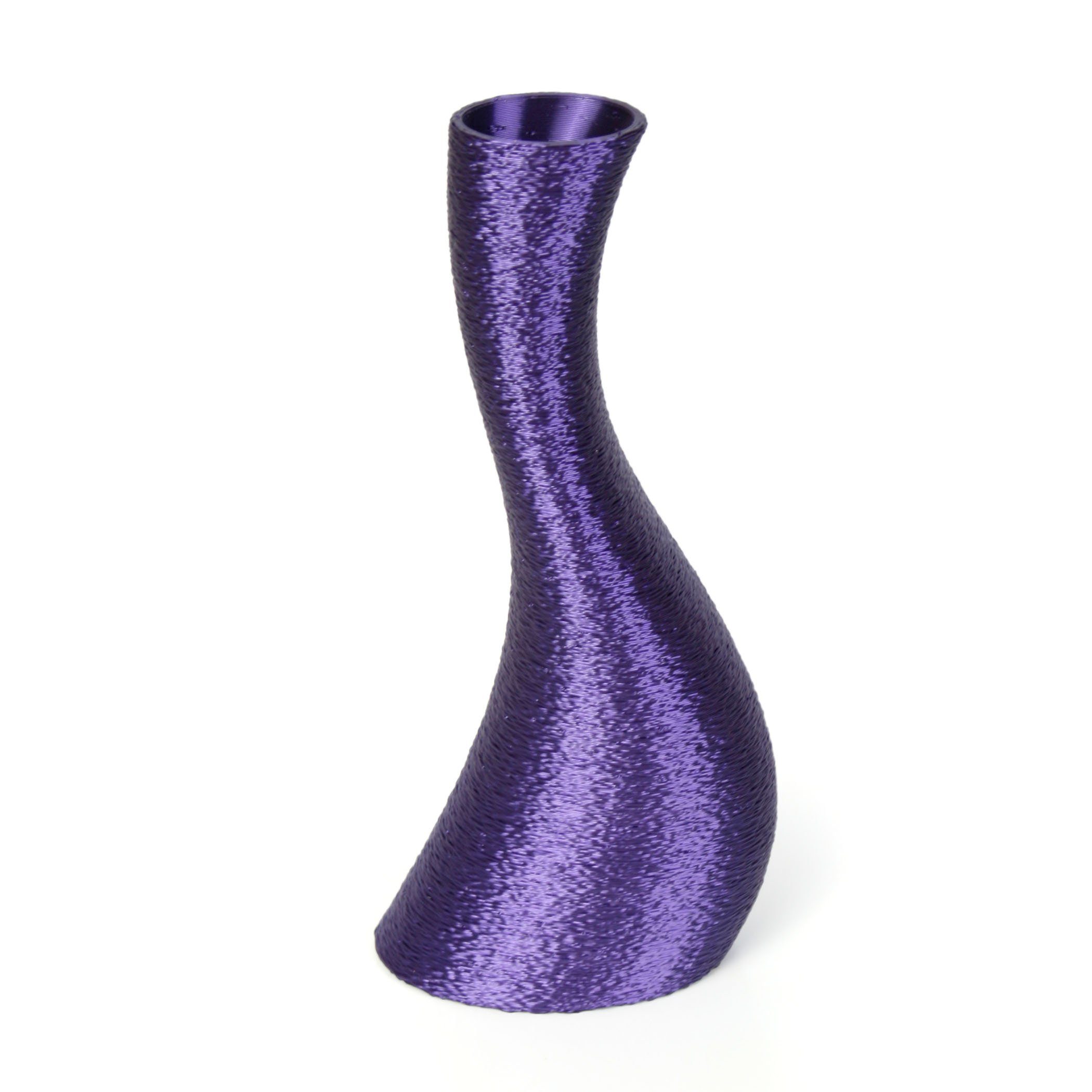 Kreative Feder Dekovase Rohstoffen; aus bruchsicher Designer Blumenvase Dekorative – nachwachsenden Violet & wasserdicht Bio-Kunststoff, Vase aus