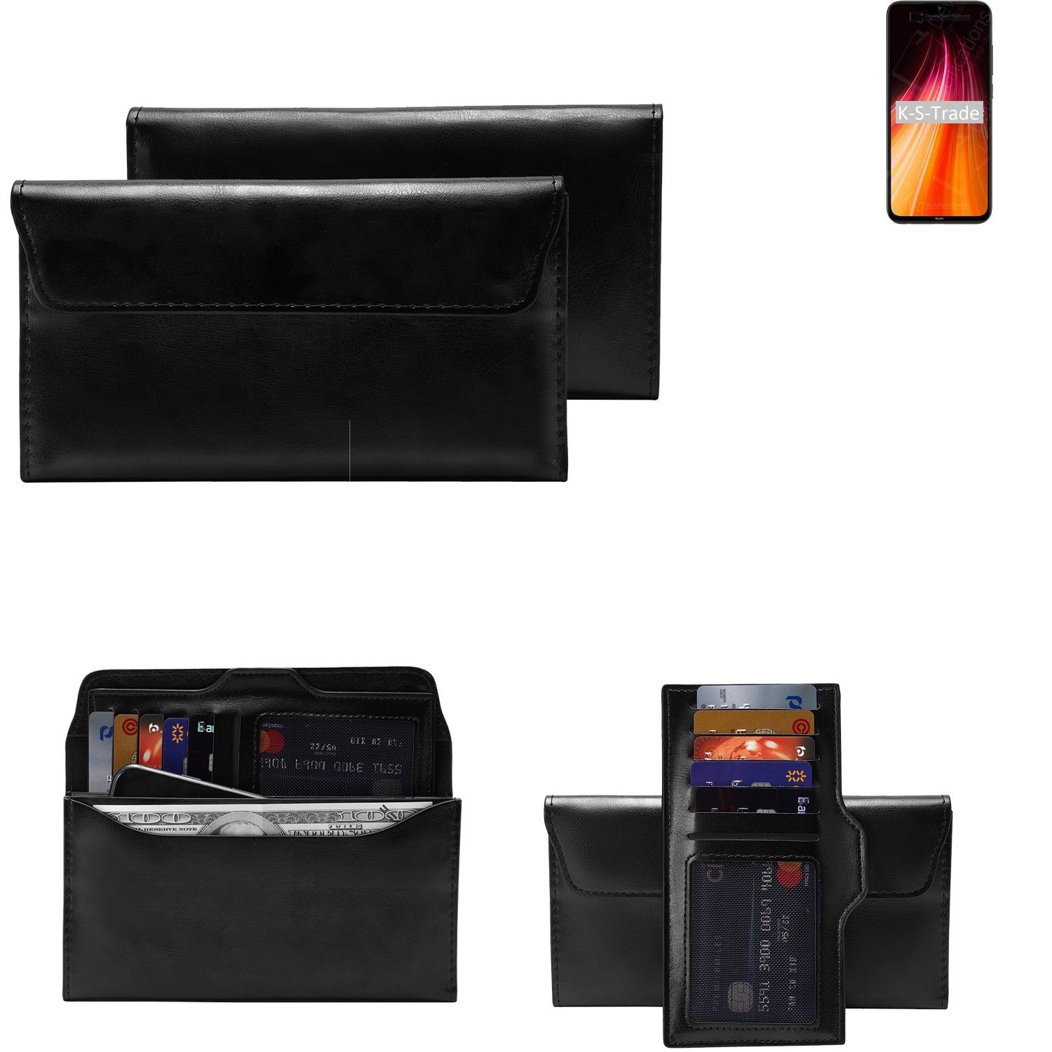 K-S-Trade Handyhülle für Xiaomi Redmi Note 8T, Handy Hülle Schutz Hülle Tasche Schutz Case Handytasche