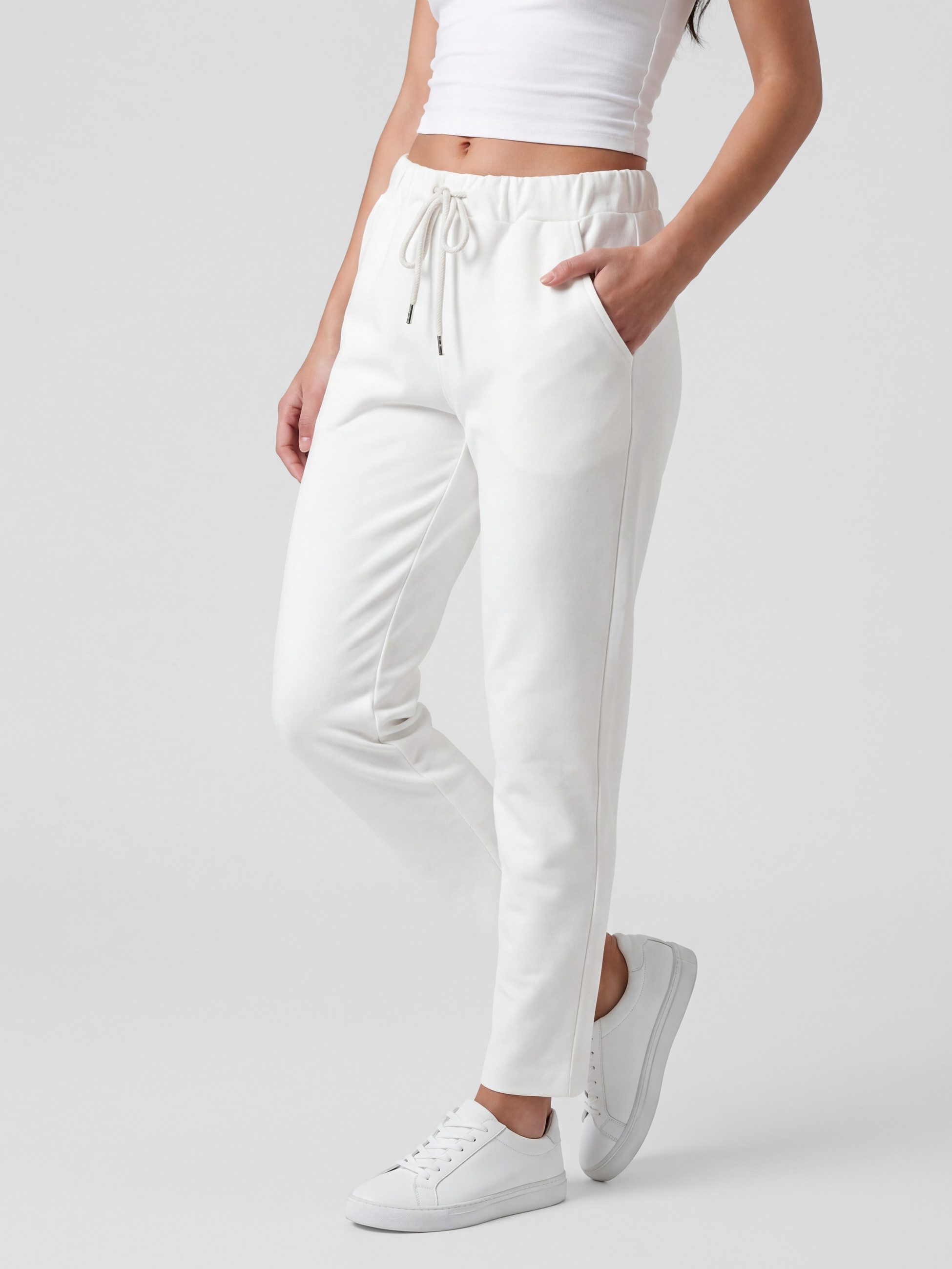 PEKIVESSA Jogger Pants Jersey Schlupfhose Sweathose mit Taschen aus elastischem Jerseymaterial