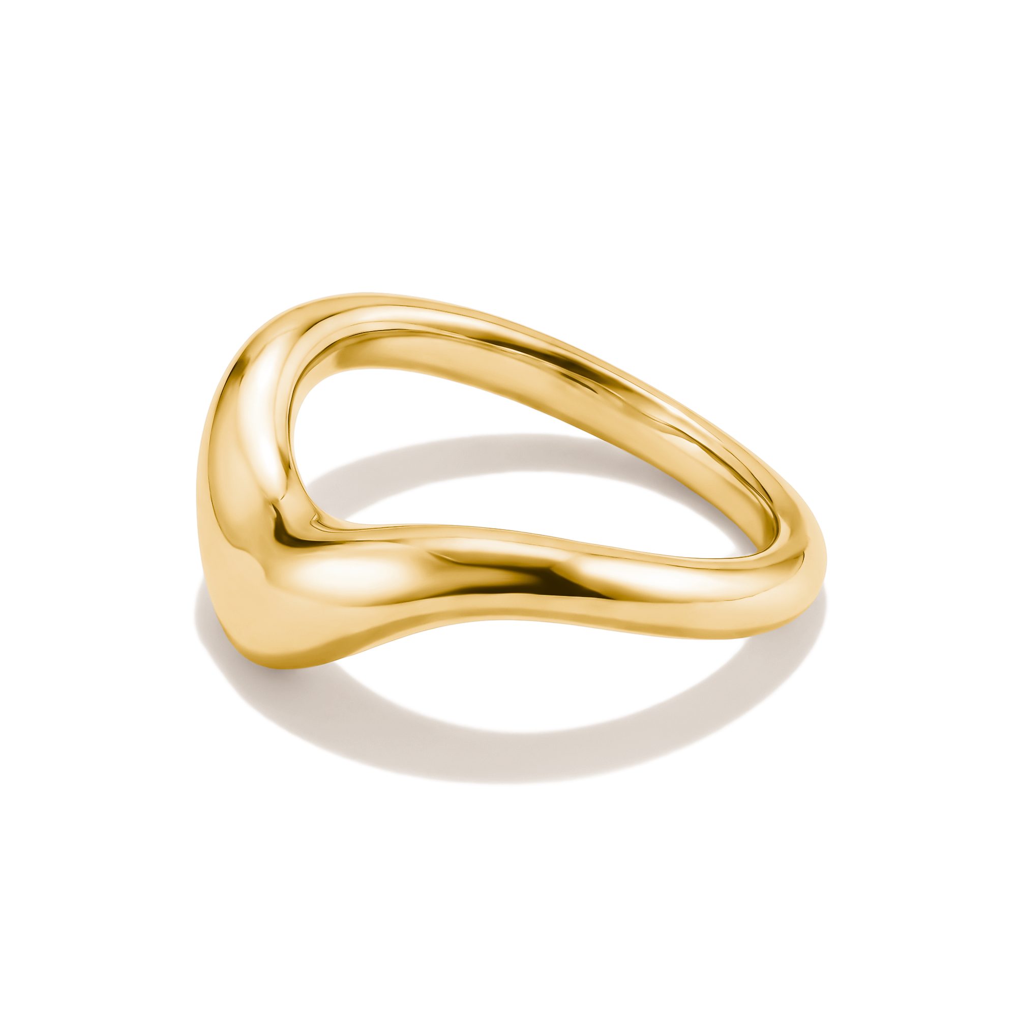 THOMAS SABO Fingerring Fluid Elegance Ring gelbgoldfarben