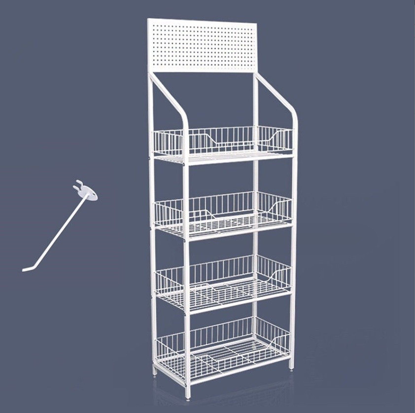 BAYLI Mehrzweckregal Ladenregale Einzelhandel - 140x50x27 cm Supermarktregale - Ladeneinric