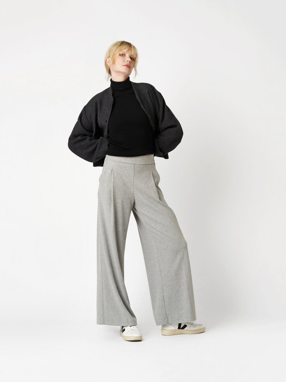 ROSNER Palazzohose Mara_403 mit Bundfalten günstig online kaufen