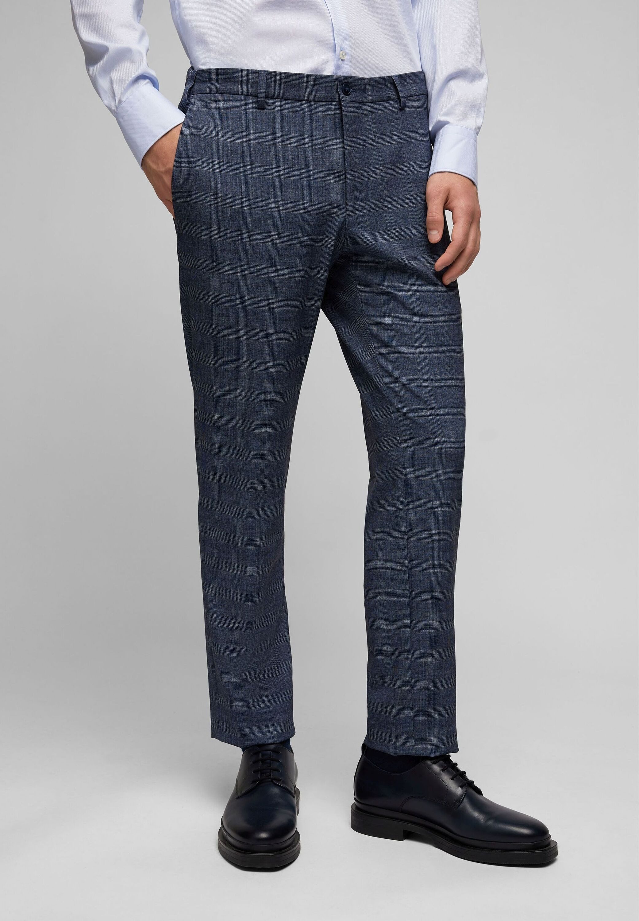 HECHTER PARIS Anzughose (1-tlg) im Karo-Design