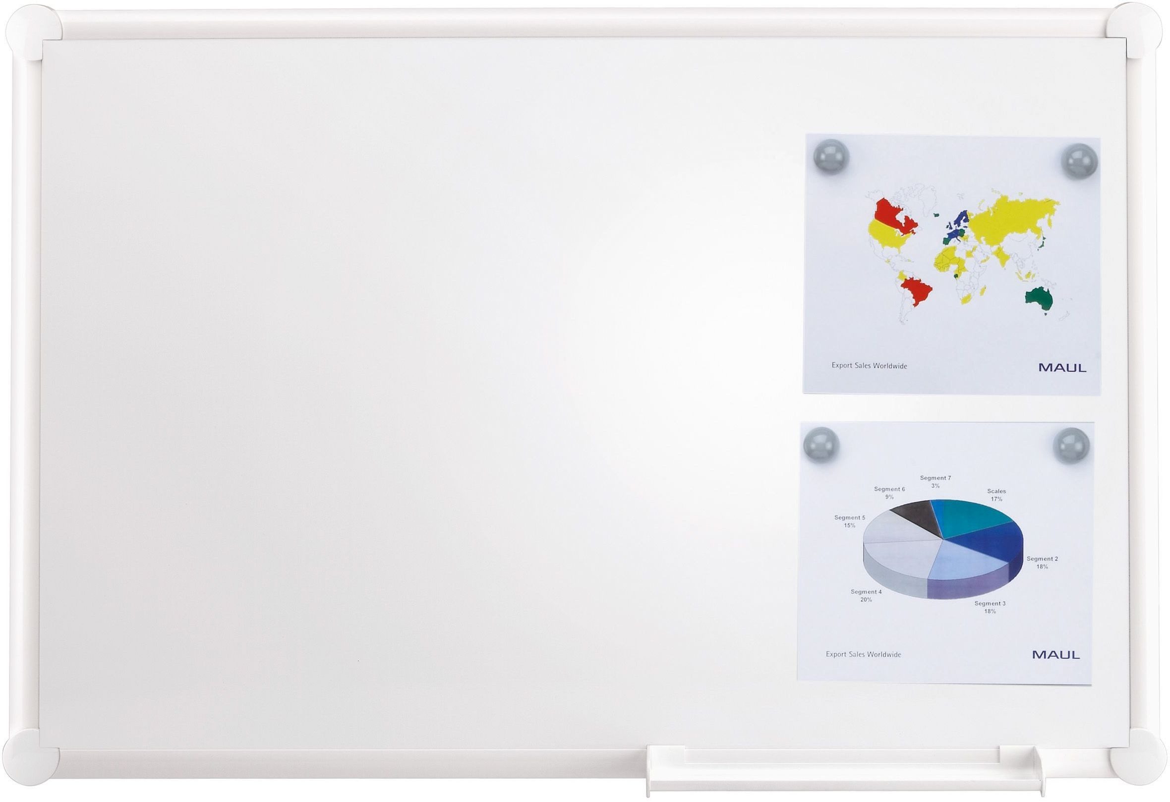 MAUL Magnettafel Whiteboard 2000 Maulpro white 60x90cm