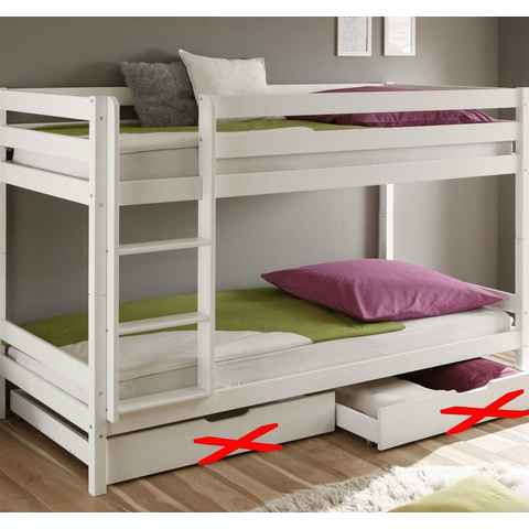 Homeline Etagenbett Kevin Etagenbett Kinderbett Etagenbett Weiss Hochbett Spielbett