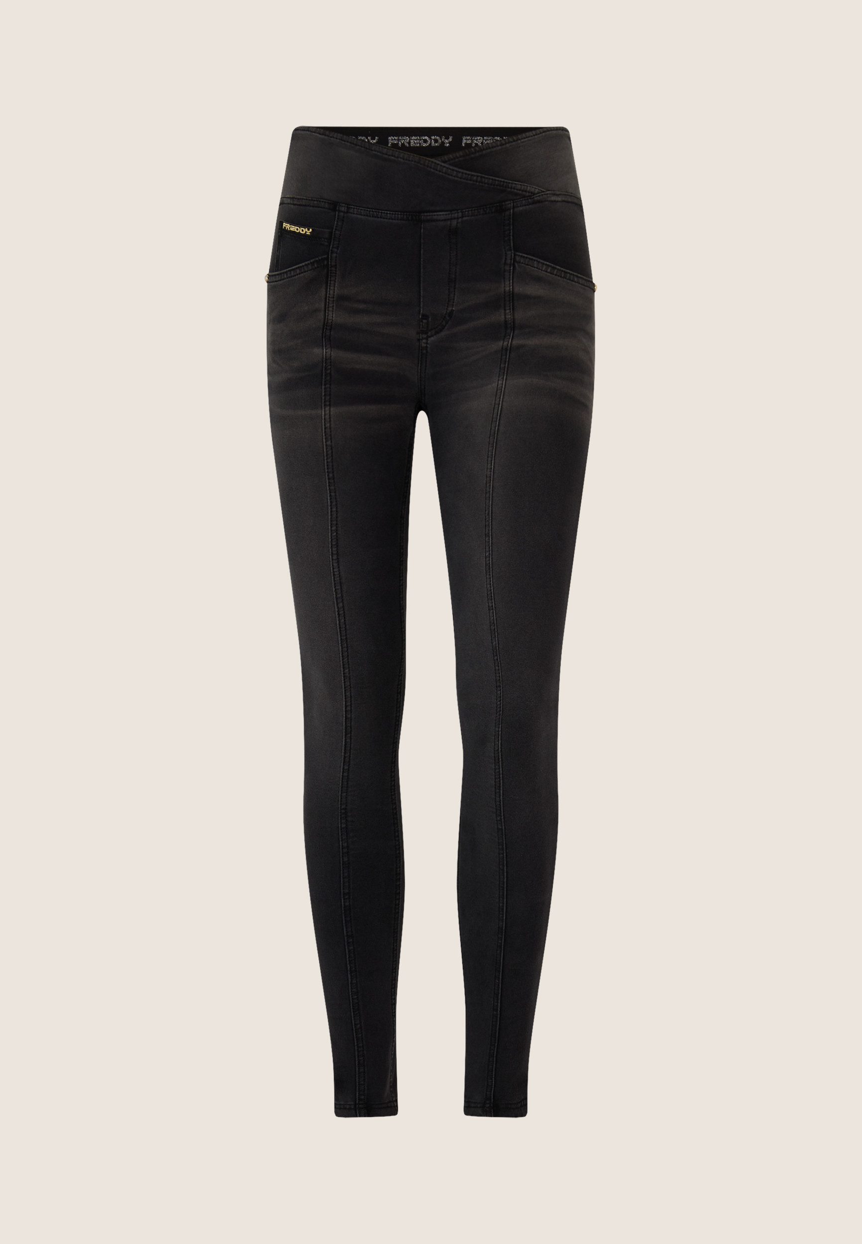 Freddy Skinny-fit-Jeans NOW YOGA SKINNY mit hohem, überkreuztem Taillenbund