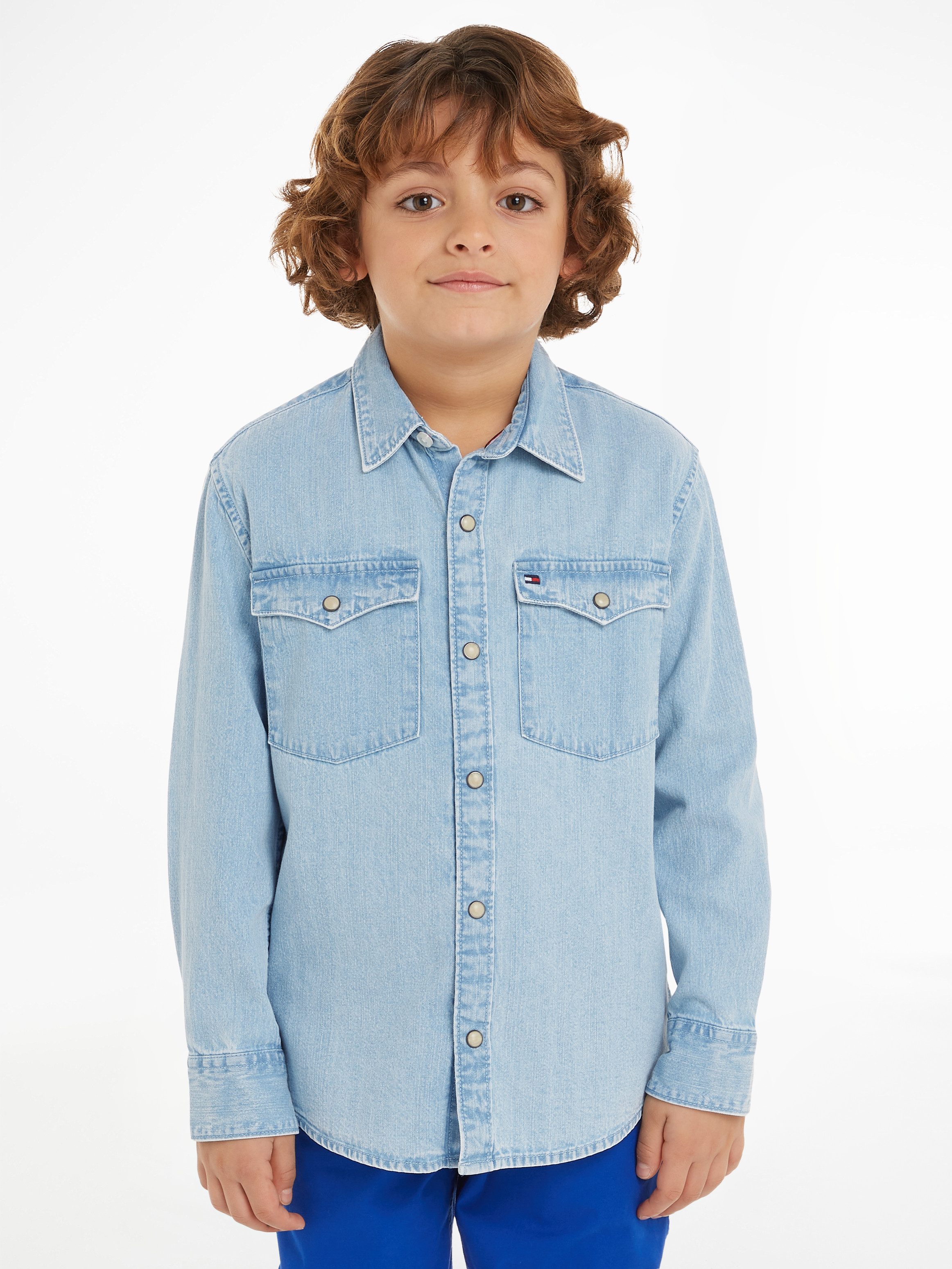 Tommy Hilfiger Langarmhemd DENIM SHIRT LS günstig online kaufen