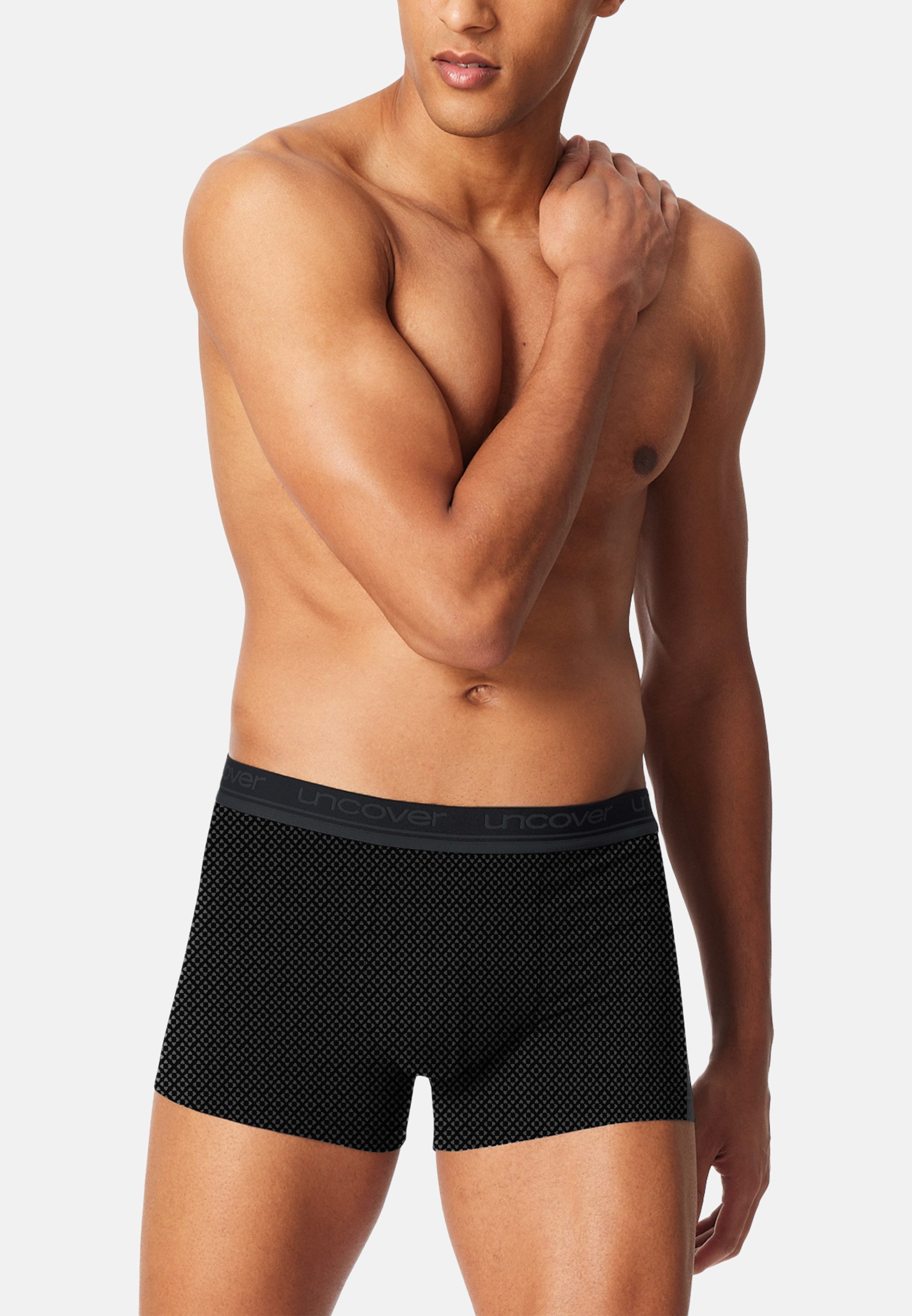 uncover by SCHIESSER Retro Boxer 6er Pack Cotton (Spar-Set, 6-St) Retro Short / Pant - Baumwolle - ohne Eingriff - Atmungsaktiv
