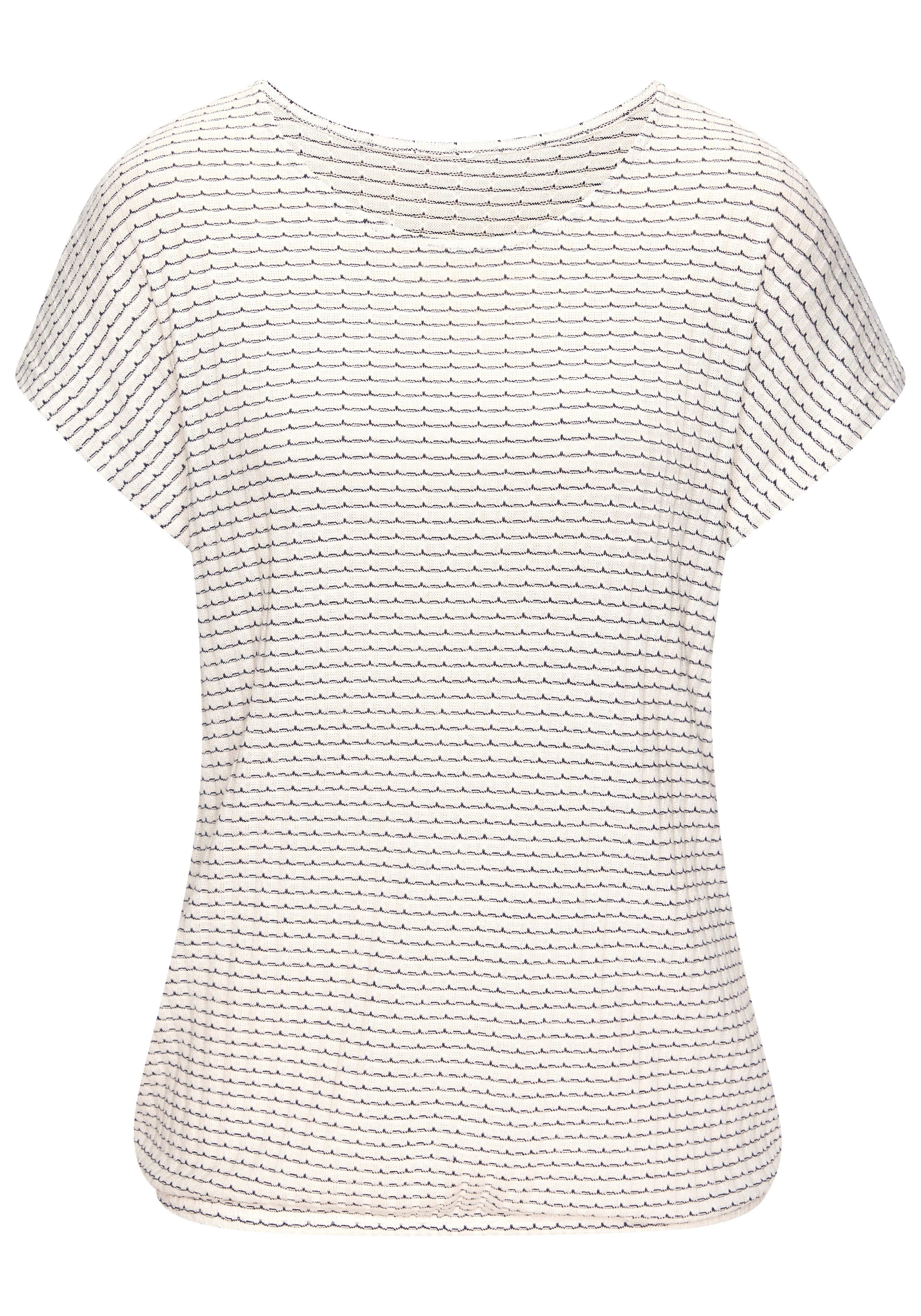 Kurzarmshirt aus sommerlicher Strickqualität