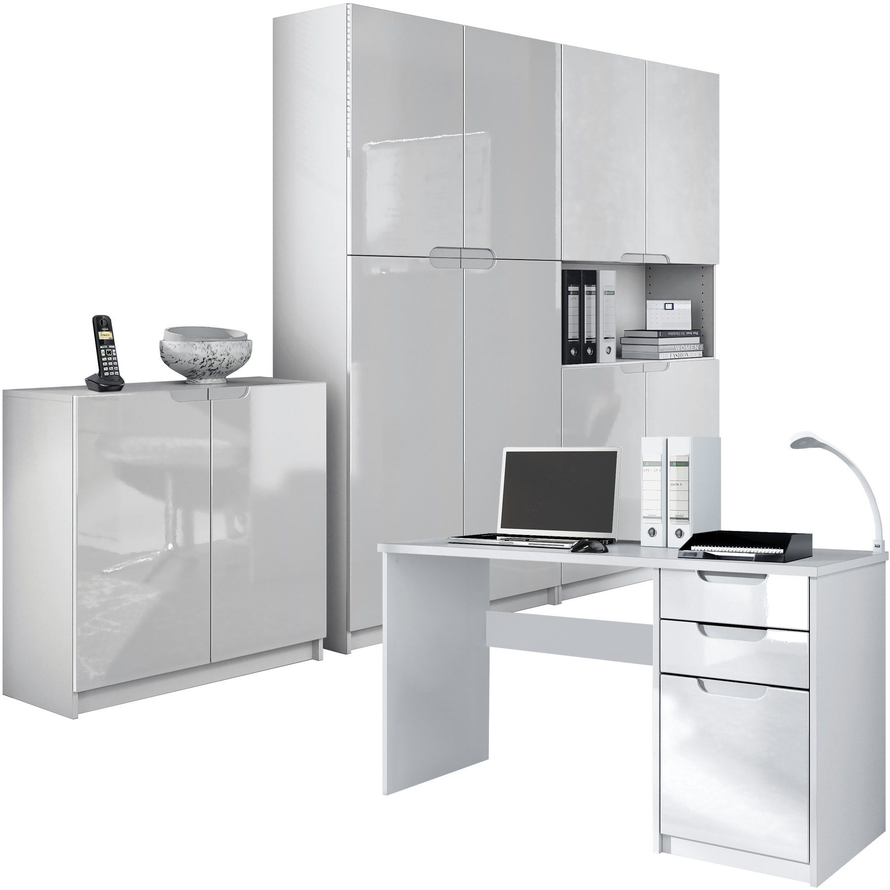 Vladon Aktenschrank Logan (Büromöbel-Set, mit 1 günstig online kaufen