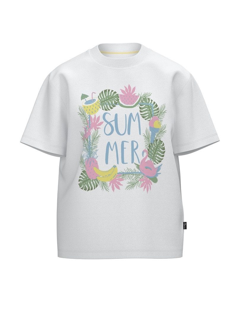 Trigema T-Shirt TRIGEMA T Shirt mit Printmotiv "Summer" (1-tlg) günstig online kaufen