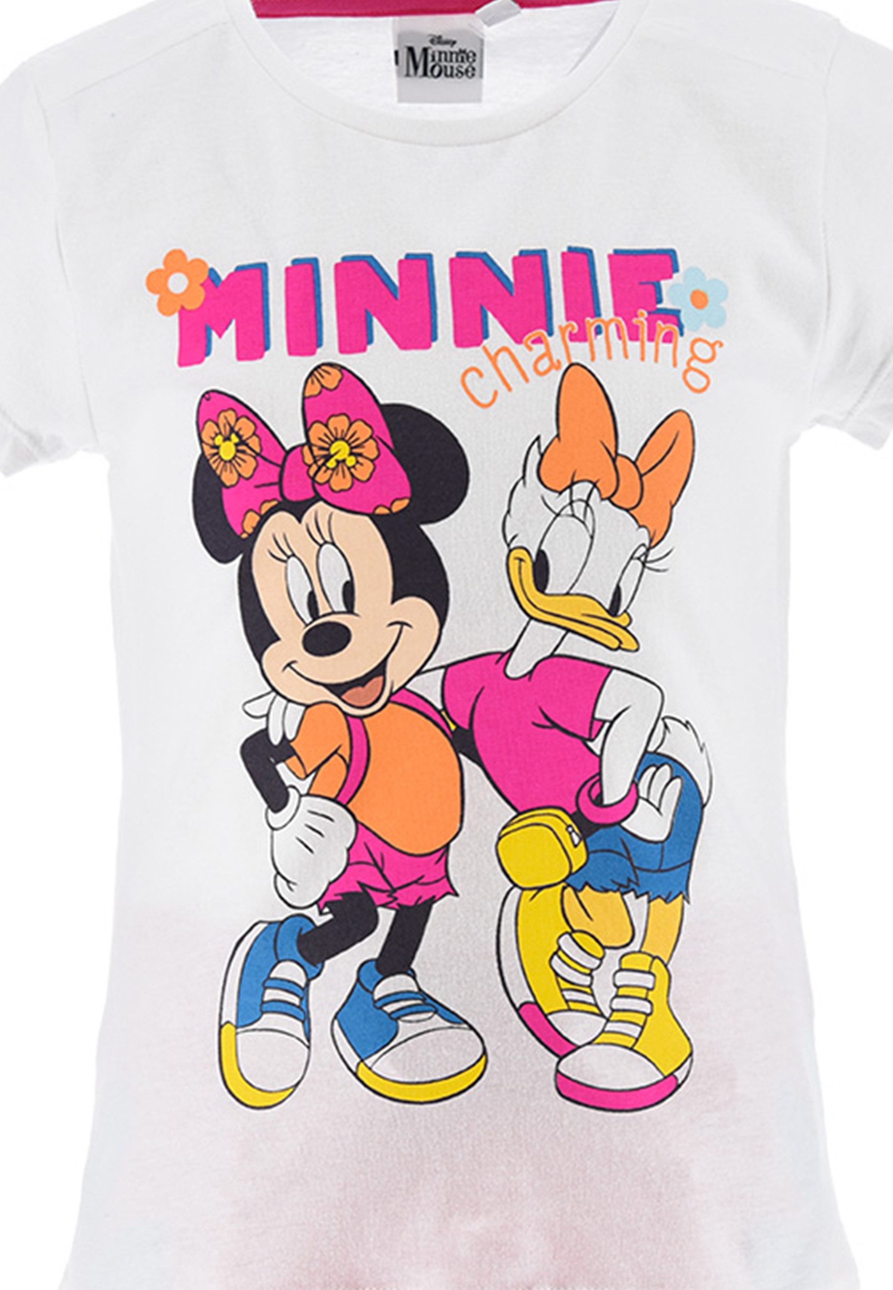 Disney Minnie Mouse T-Shirt & Shorts Bekleidungs-Set T-Shirt und Shorts Mini Maus Shorty