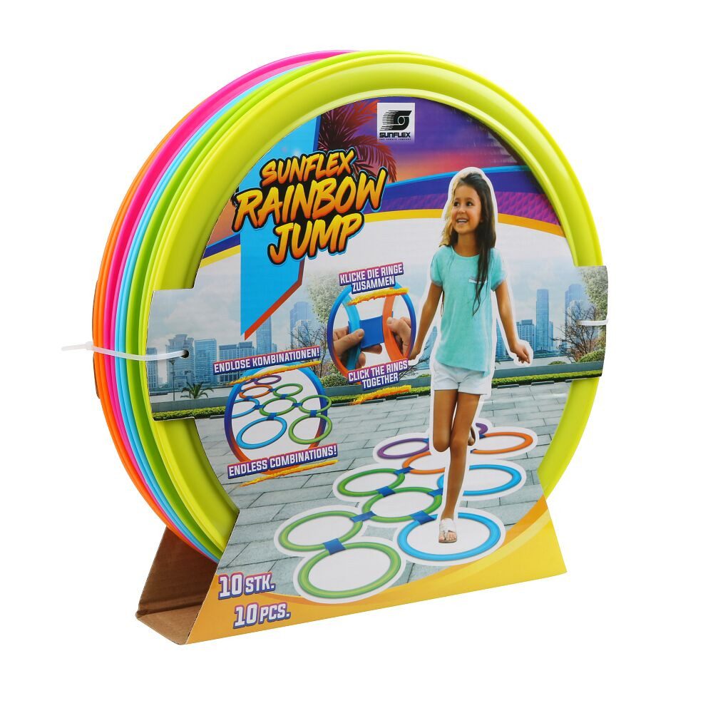 Sunflex Hüpfspielzeug Bewegungsspiel Rainbow Jump, Für verschiedene Spielid günstig online kaufen