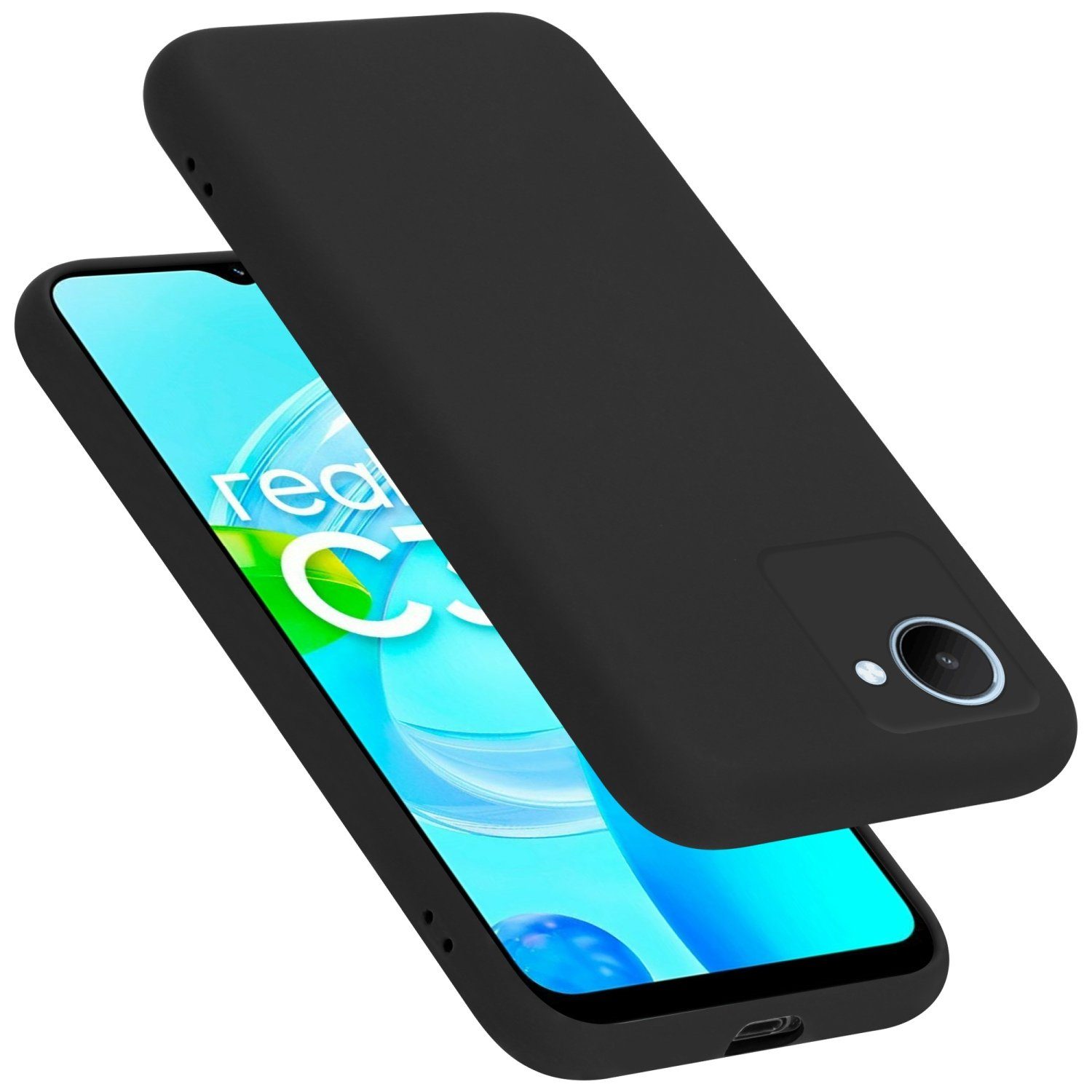 Cadorabo Handyhülle für Realme C30 / Narzo 50i PRIME Hülle Realme C30 / Narzo 50i PRIME, Flexible Hülle TPU Silikon Schutzhülle Back Cover Case