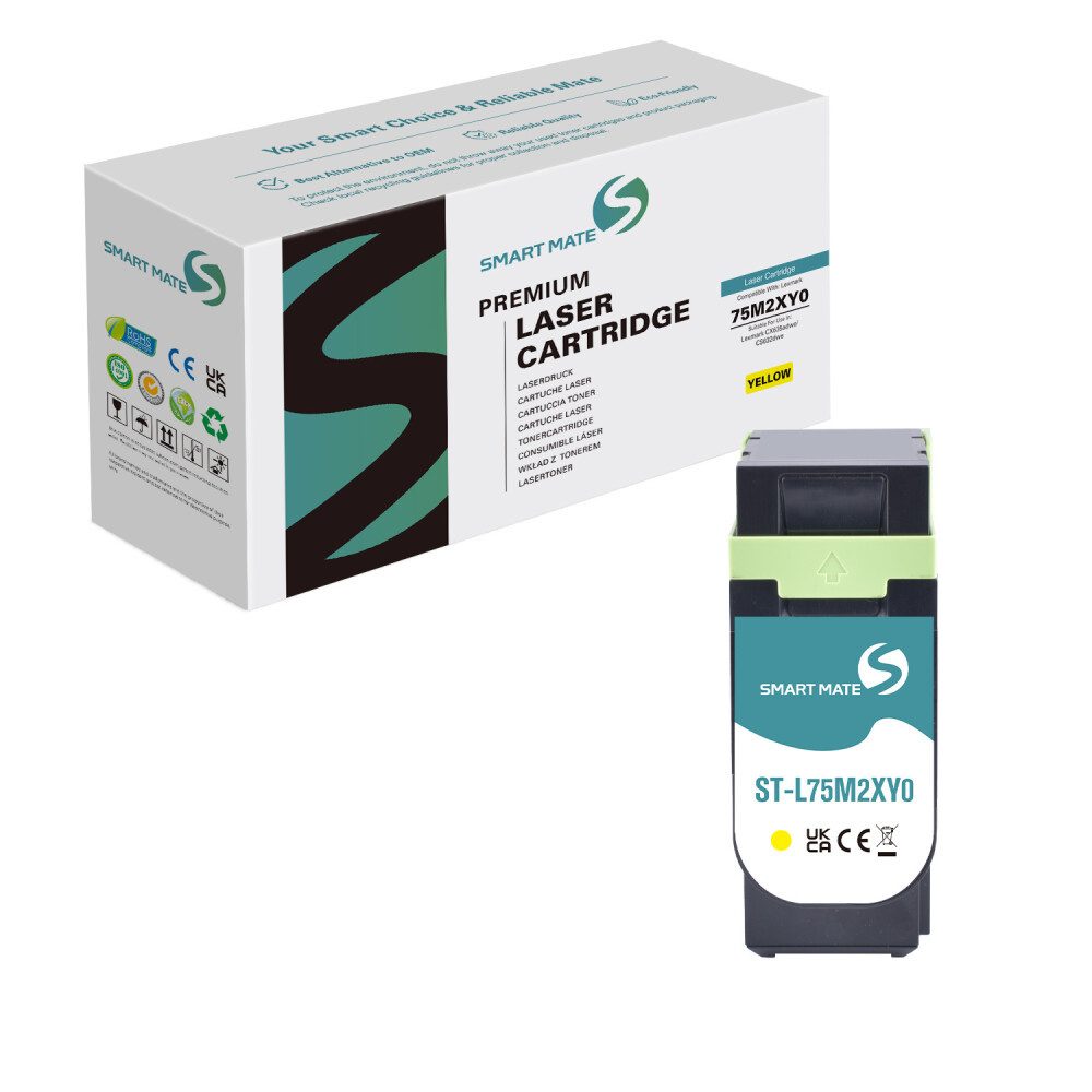 SmartMate Tonerpatrone SmartMate wiederaufbereitete toner Lexmark 71C2HK0, (1-St)