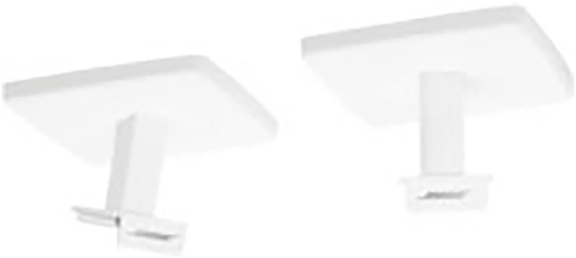 Bose Lautsprecher-Deckenhalterung OmniJewel, (bis 0 Zoll, Packung, 2-tlg)