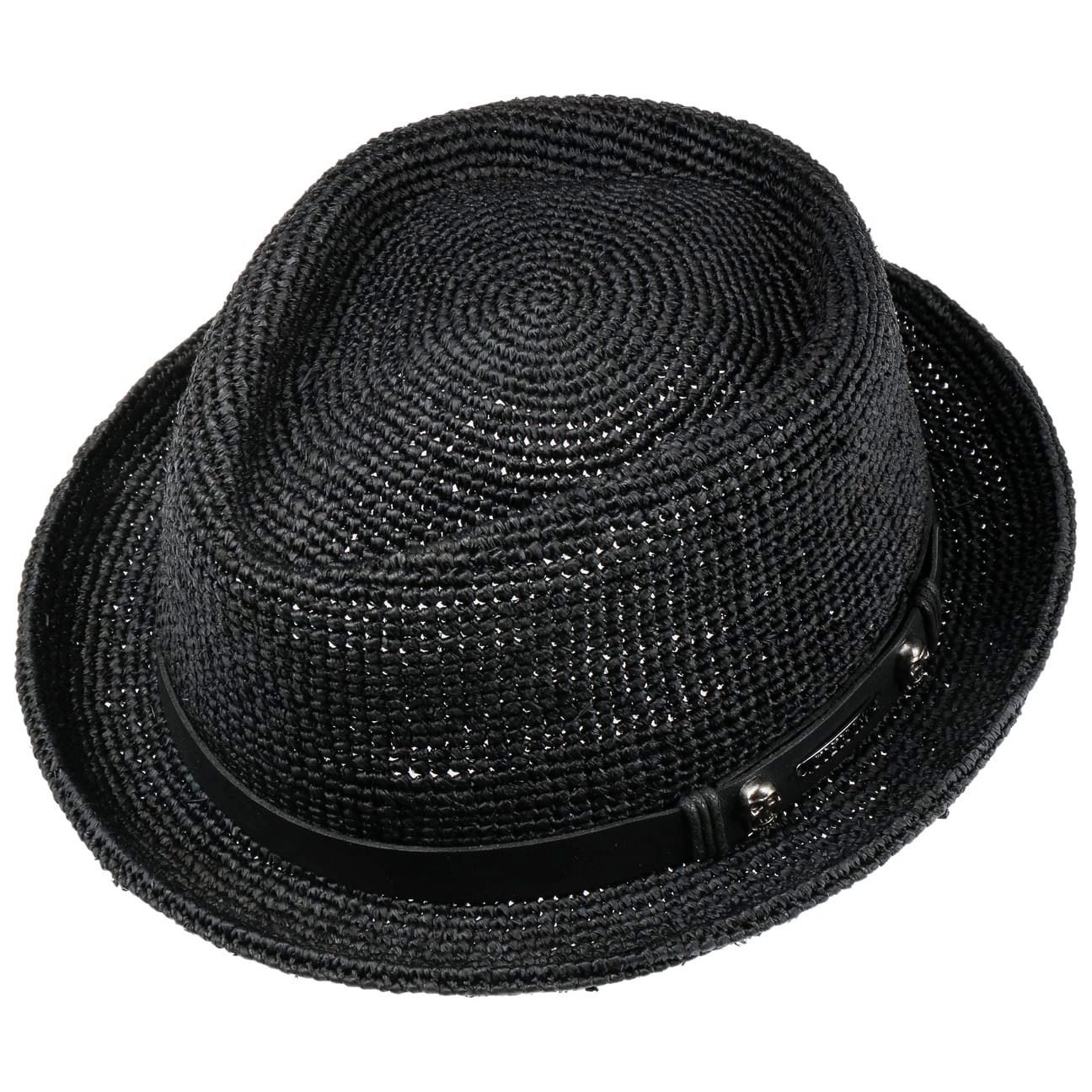 Stetson Sonnenhut (1-St) Strohhut mit Lederband