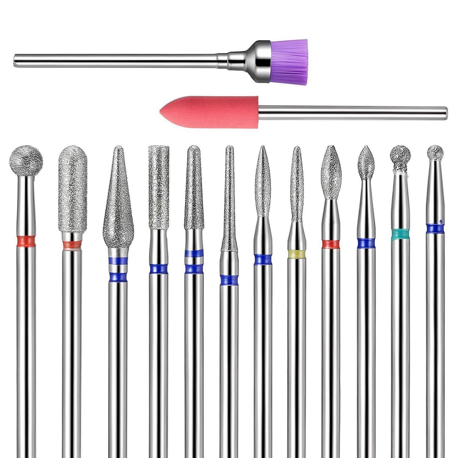 LuxusKollektion Fräser-Set Nagelfräser Aufsätze Set