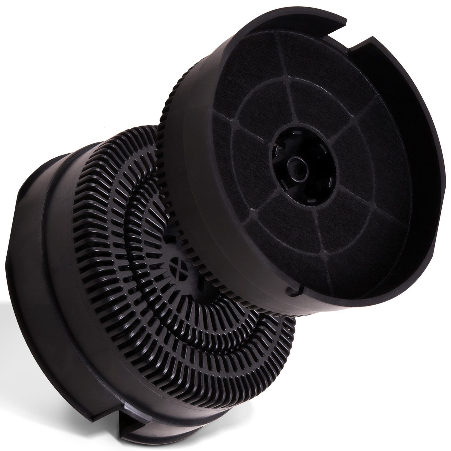 VIOKS Kohlefilter Filter Ersatz für Whirlpool 484000008782, Type58 2Stk 142mmØ für Dunstabzugshaube