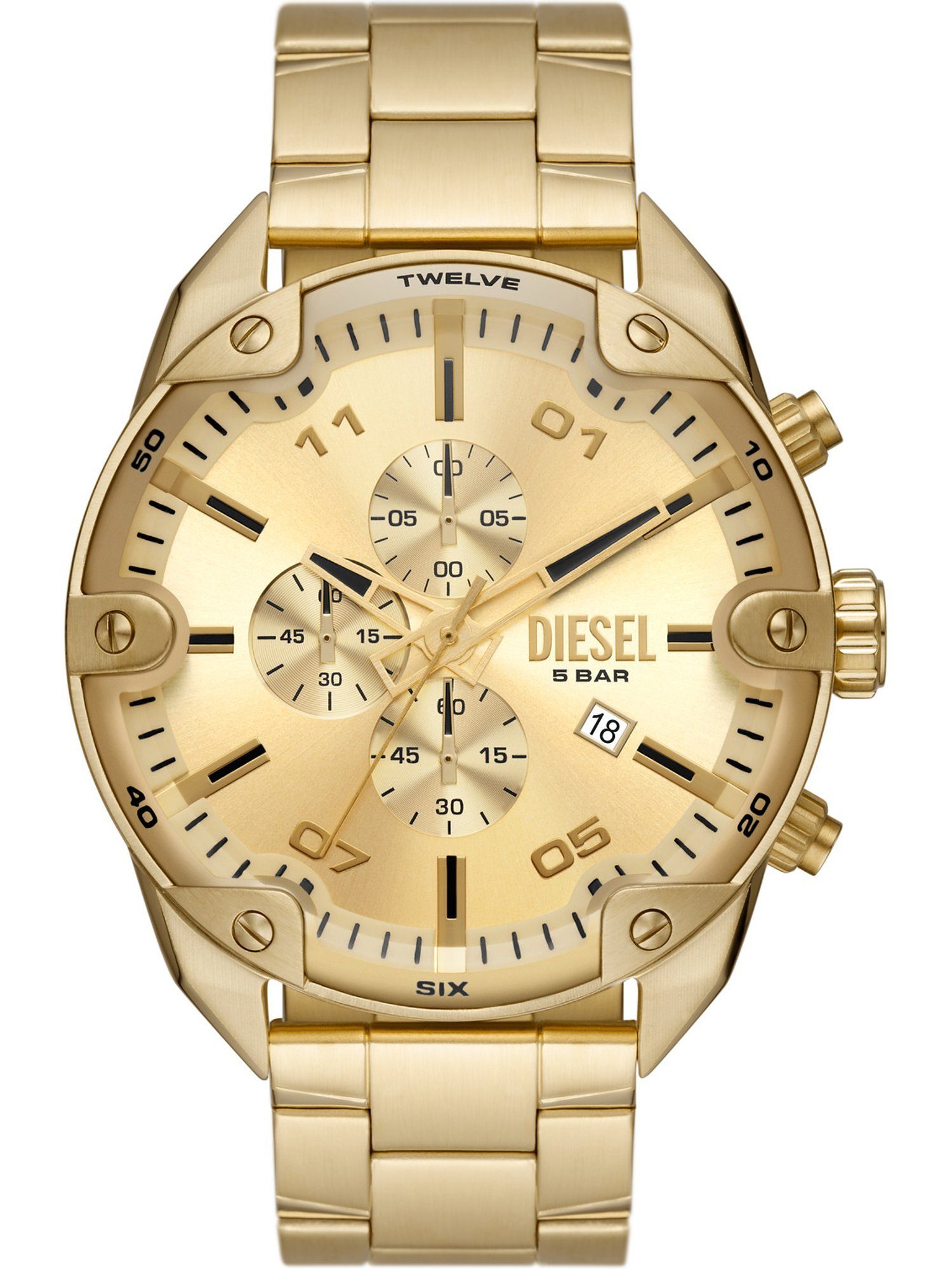 Diesel Chronograph Diesel Herren-Uhren Analog Quarz, Klassikuhr günstig online kaufen