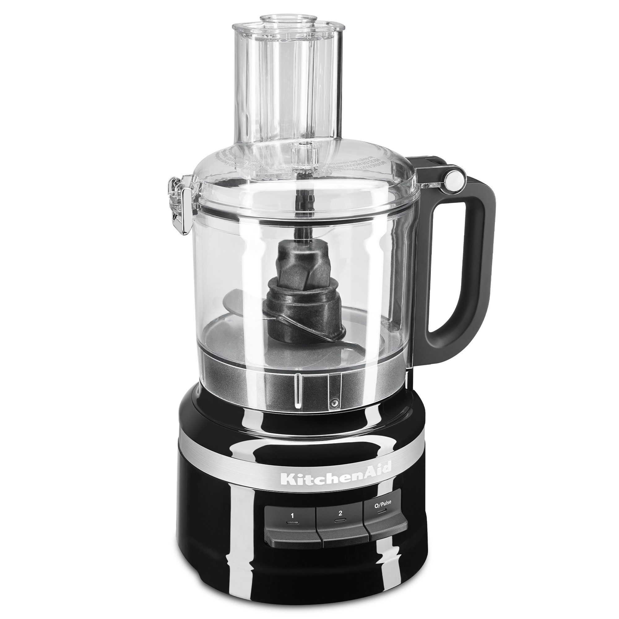 KitchenAid Küchenmaschine 5KFP0719EOB, 250 W, 1,7 l Schüssel, 1,7-l-Food Processor, 2-in-1-Einfüllstutzen, LED-Bedienelemente