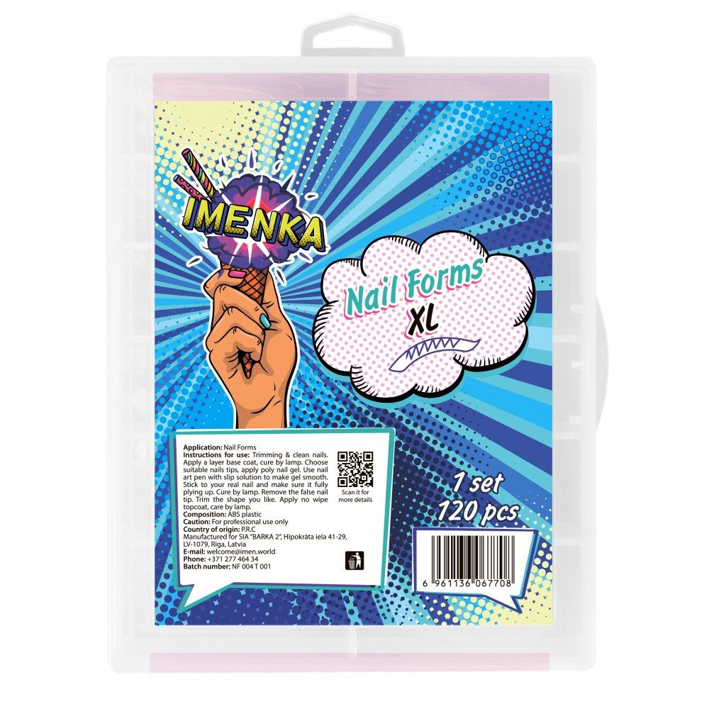 Imenka Nageldesign Zubehör Nail Forms "XL"