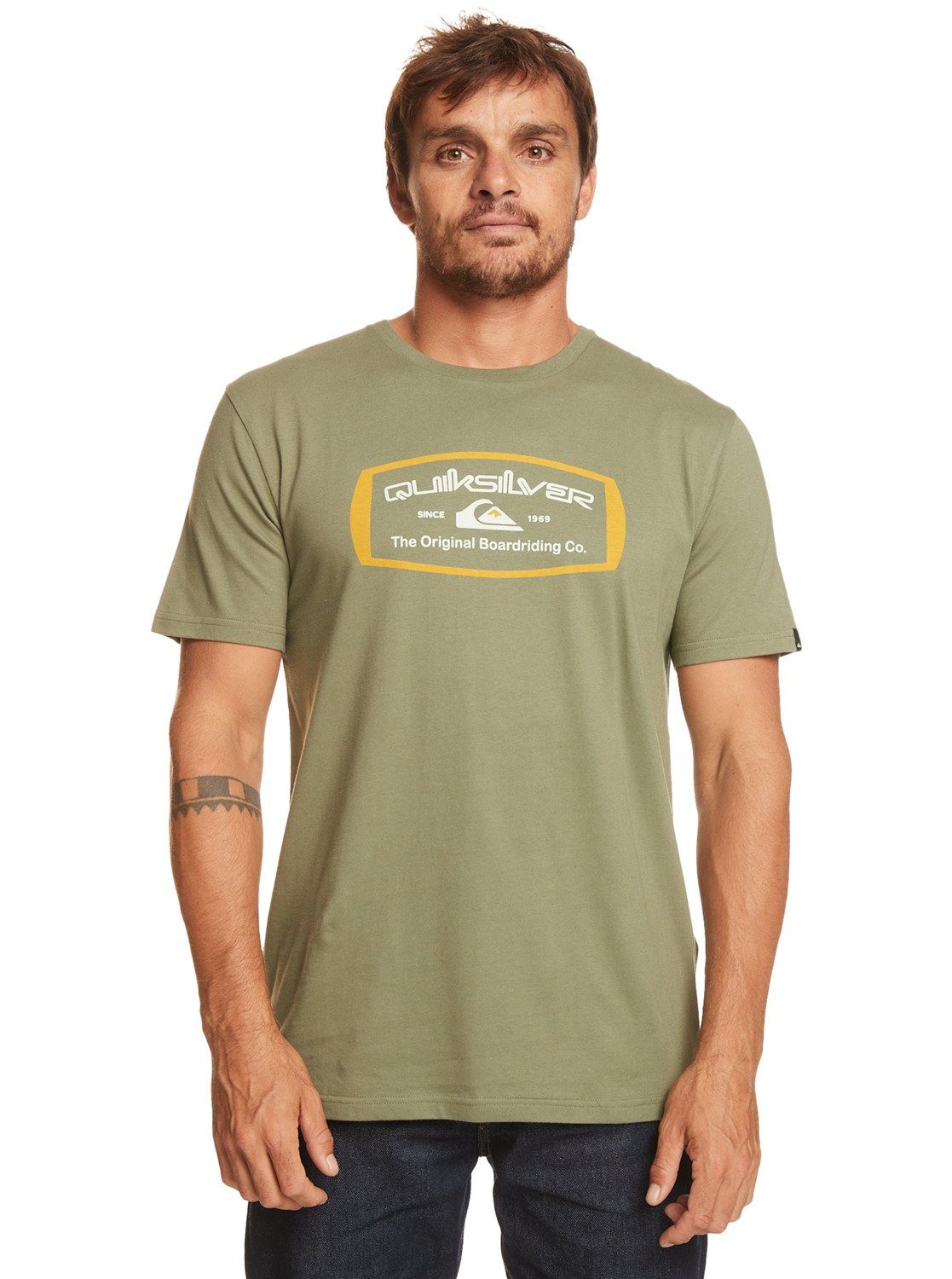 Quiksilver T-Shirt Qs Mind Barrel Four Leaf Clover | Sport-T-Shirts