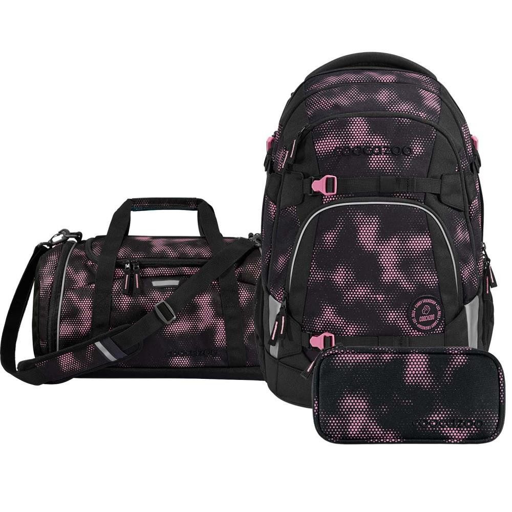 coocazoo Schulrucksack Mate (3tlg., inkl. Schlamperbox und Sporttasche)