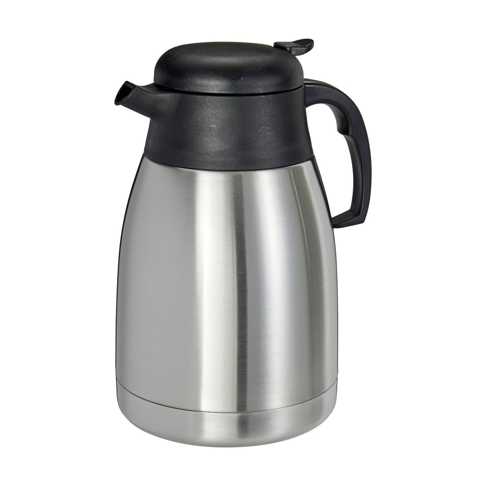 HAC24 Isolierkanne Thermoskanne Isolierkanne Teekanne Thermo Kaffeekanne, (1-St), Einhandautomatik, Edelstahl, 1,5 Liter