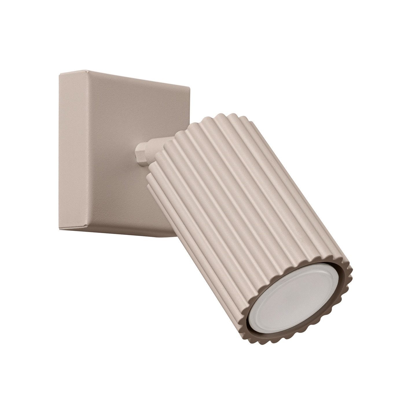 SOLLUX lighting Wandleuchte Wandleuchte Karbon Taupe, Nicht enthalten