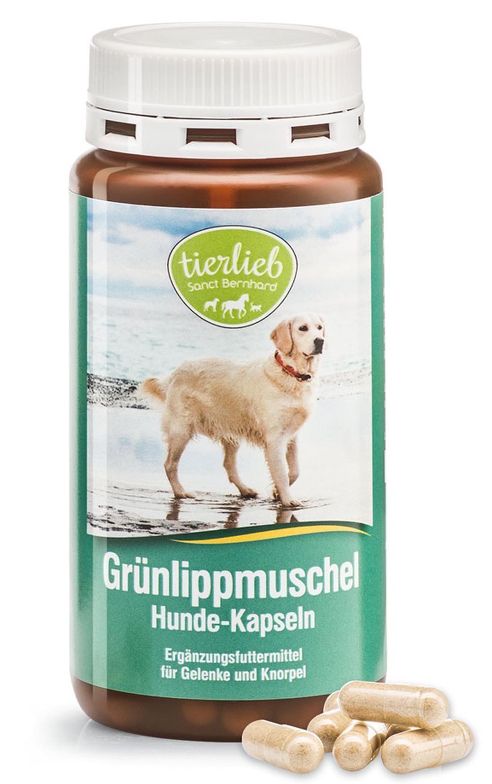 Sanct Bernhard Sanct Bernhard Grünlippmuschel Hunde Kapseln- 150 Kapseln Kapseln
