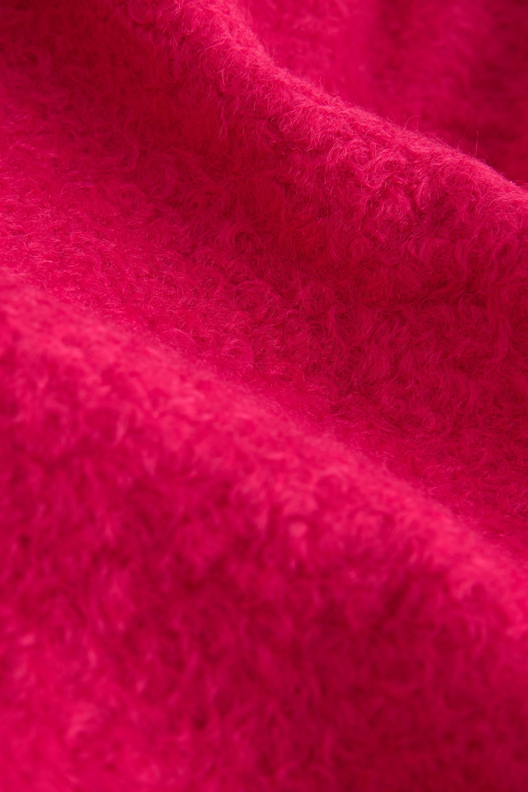 Next Kurzmantel Strickjacke mit Knöpfen und Kragen (1-tlg)