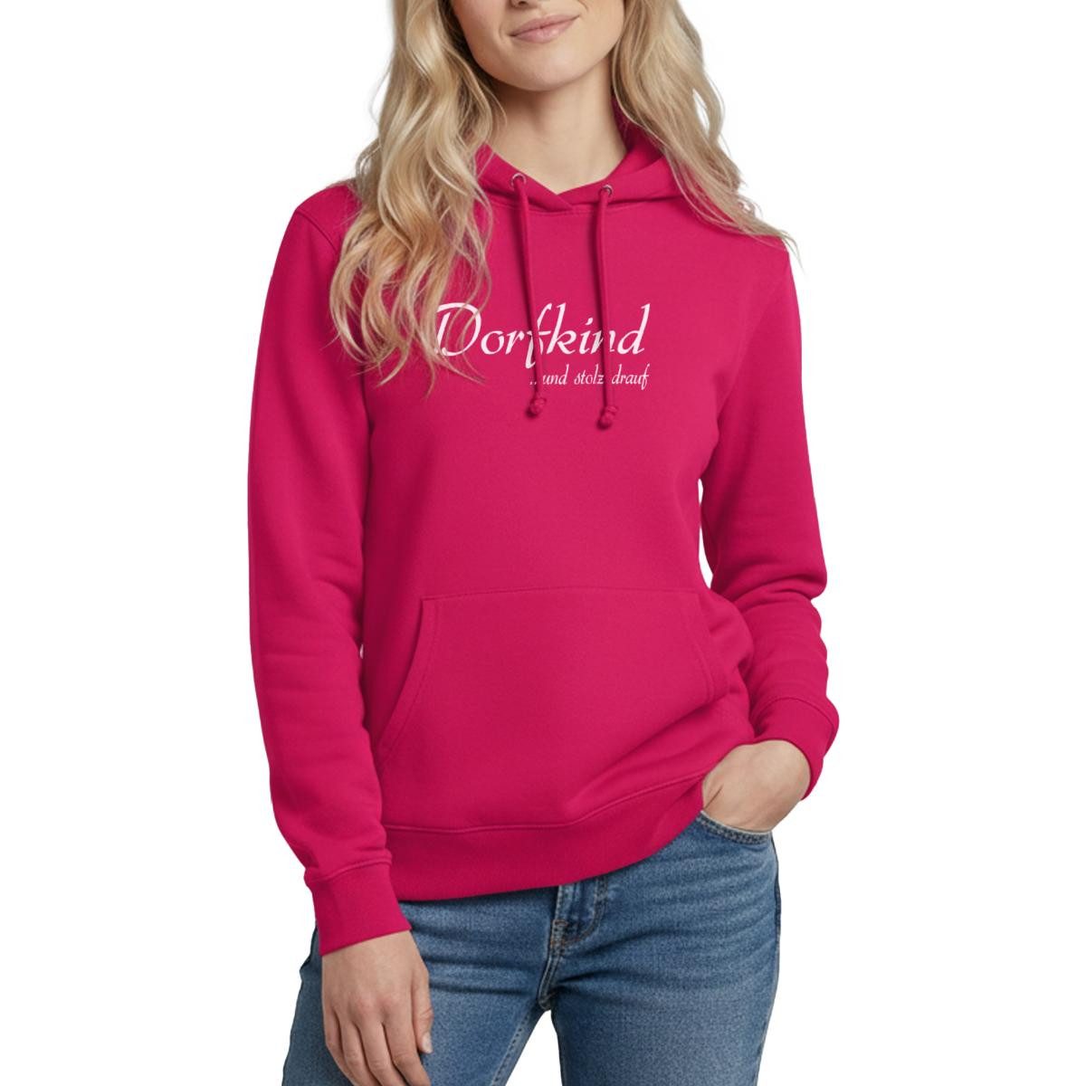 Spreadshirt Hoodie Dorfkind Geschenk Geschenkidee Witzig Damen Hoodie (1-tlg)