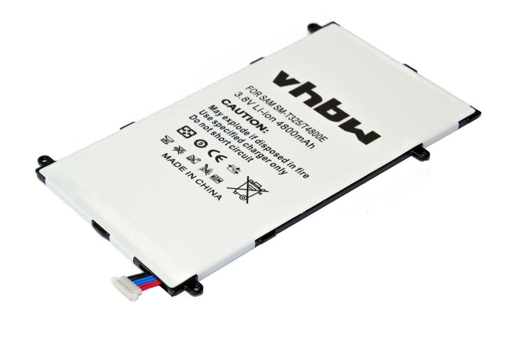 vhbw Ersatz für Samsung T4800E für Tablet-Akku Li-Polymer 4800 mAh (3,8 V)
