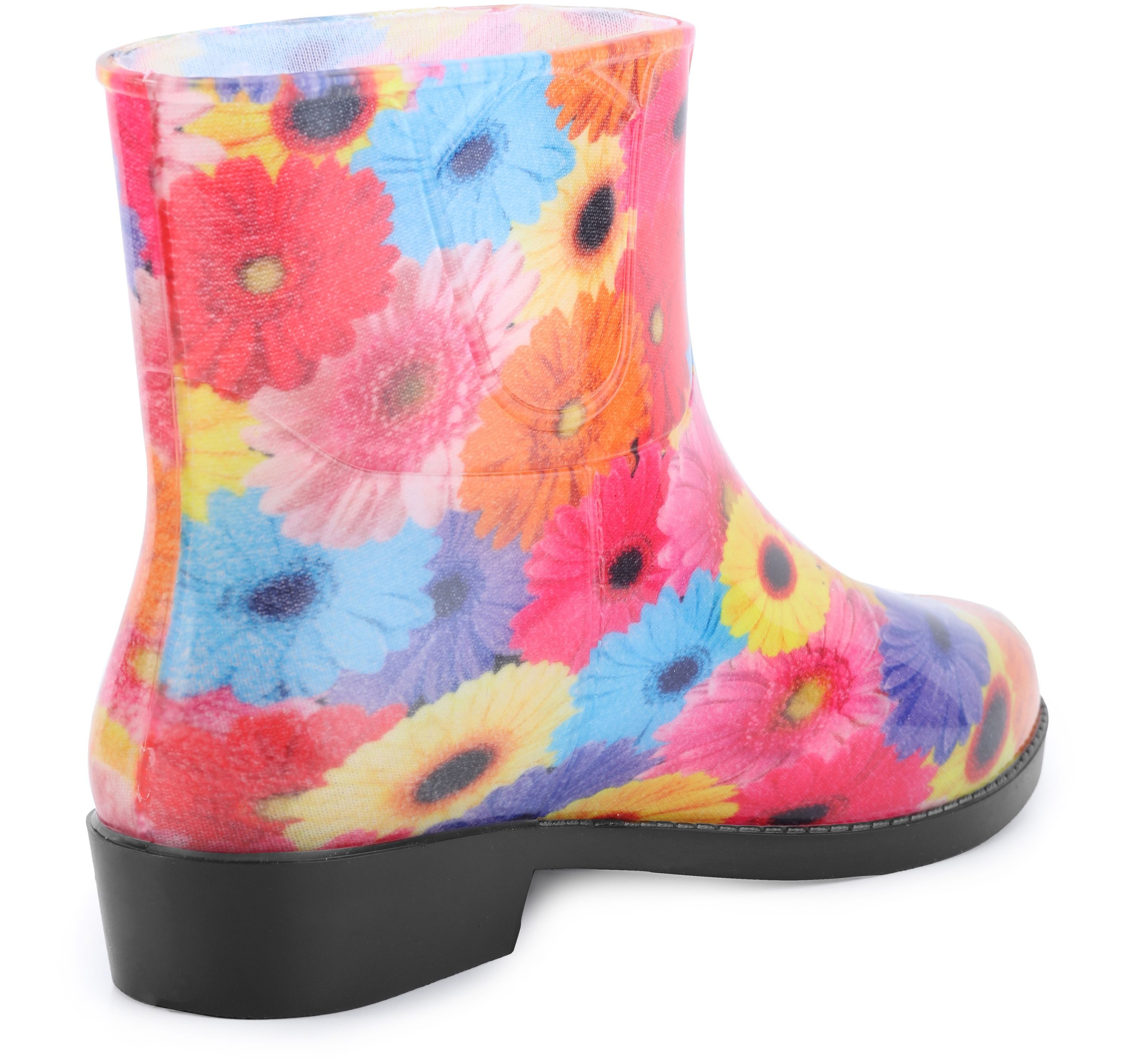 Ladeheid Regenstiefelette Damen LAZT201802 Gummistiefel für Frauen kurz und komfortabel