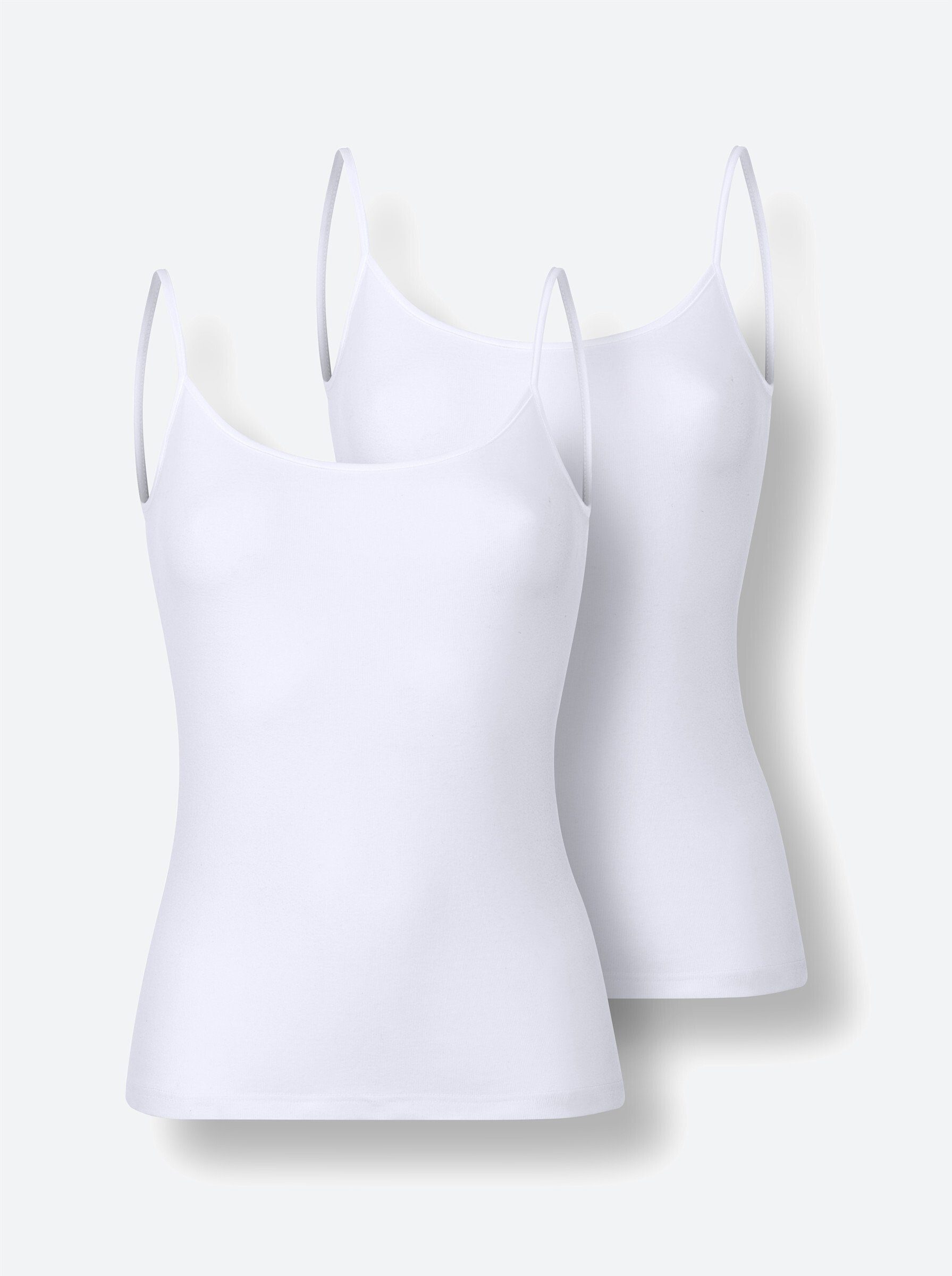 Nina Von C. Achselhemd Trägertop . (2-St) Ohne Bügel