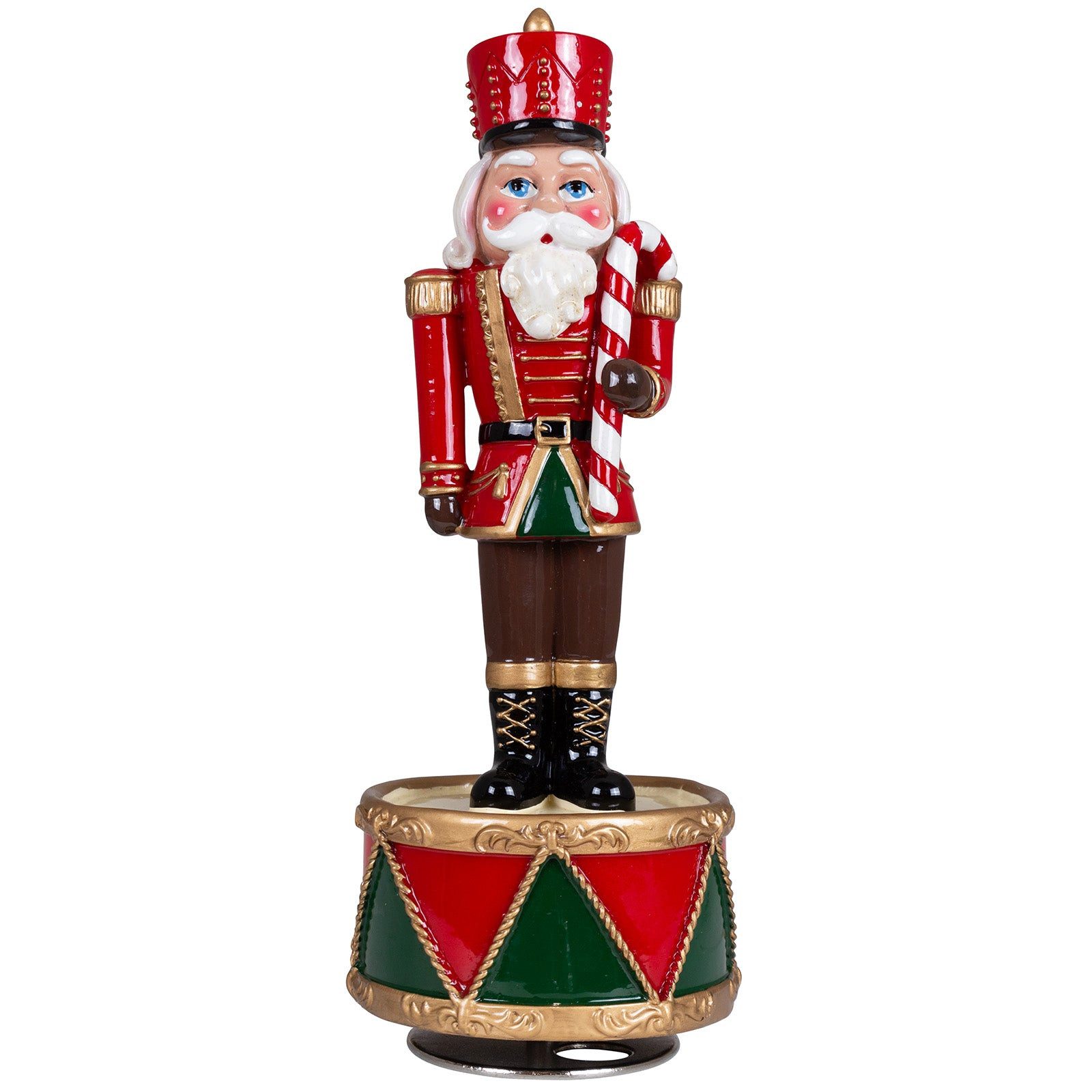 Christmas Paradise Spieluhr mechanisch aufziehbar 21 cm, (Weihnachtsdeko, Nußknacker, 1-tlg), spielt Musik, dreht sich, bunt