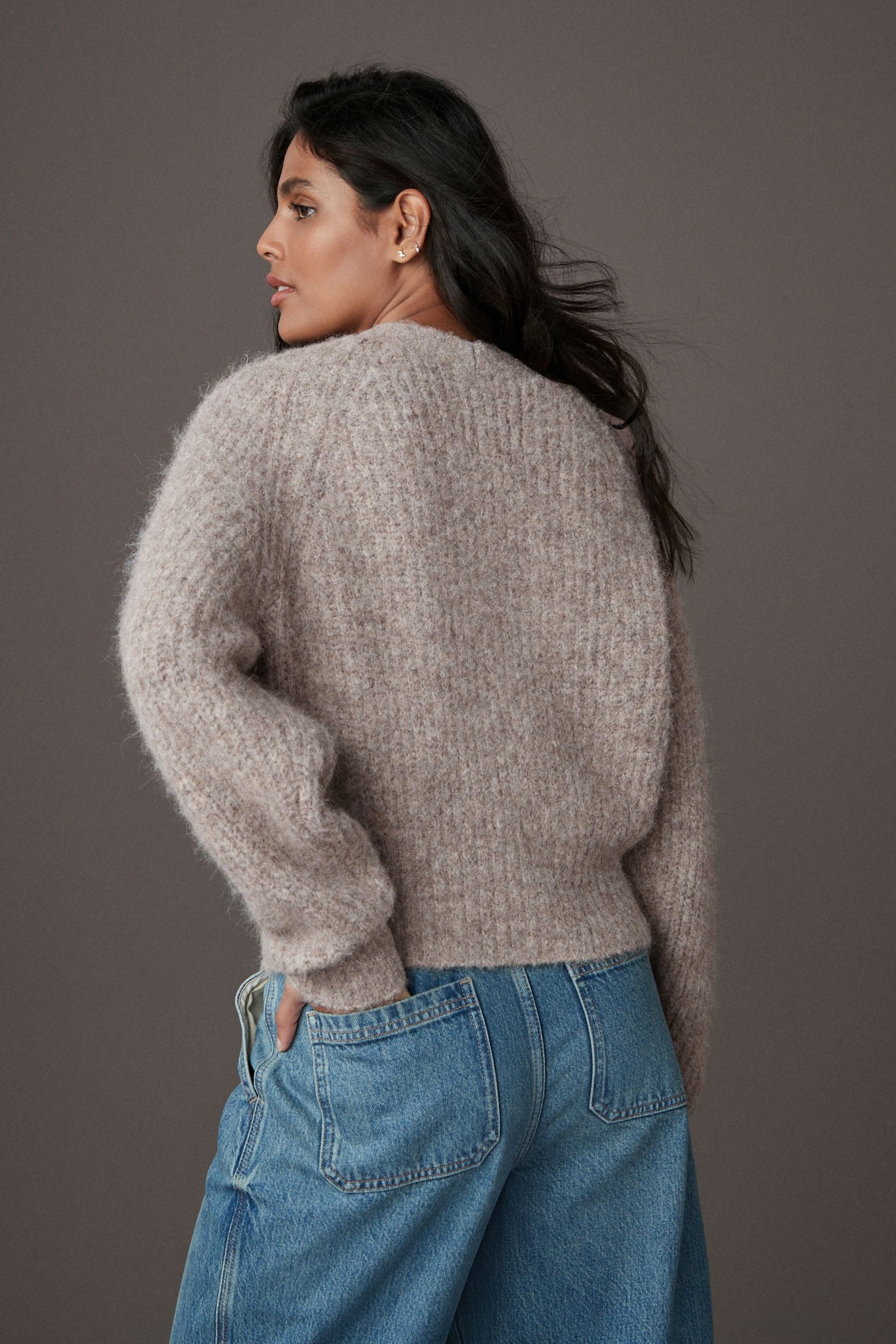 Next Strickjacke Strickjacke im Grobstrick mit günstig online kaufen