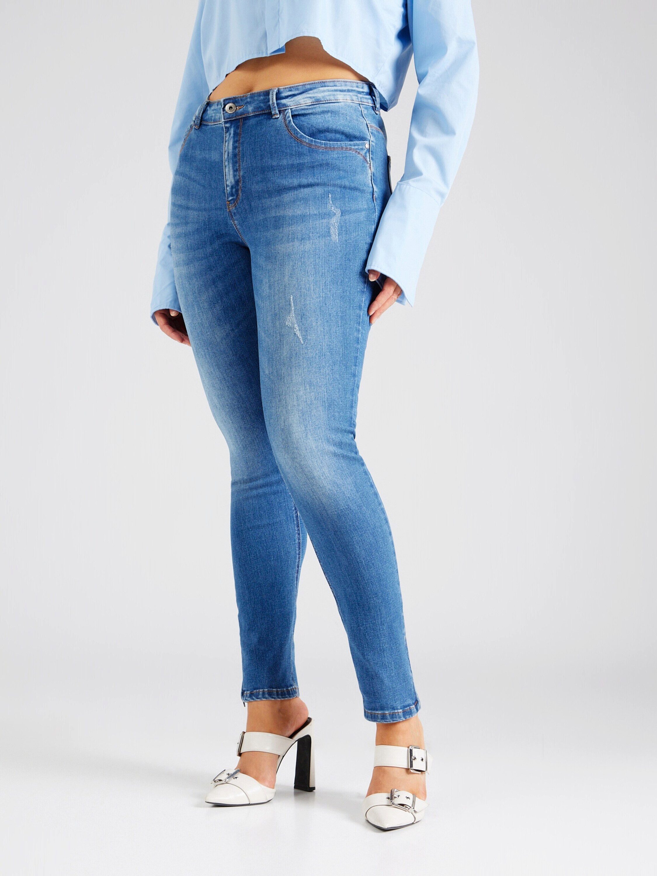 ONLY CARMAKOMA Skinny-fit-Jeans "CARKARLA REG SK ANKLE ZIP JNS" mit Reißver günstig online kaufen