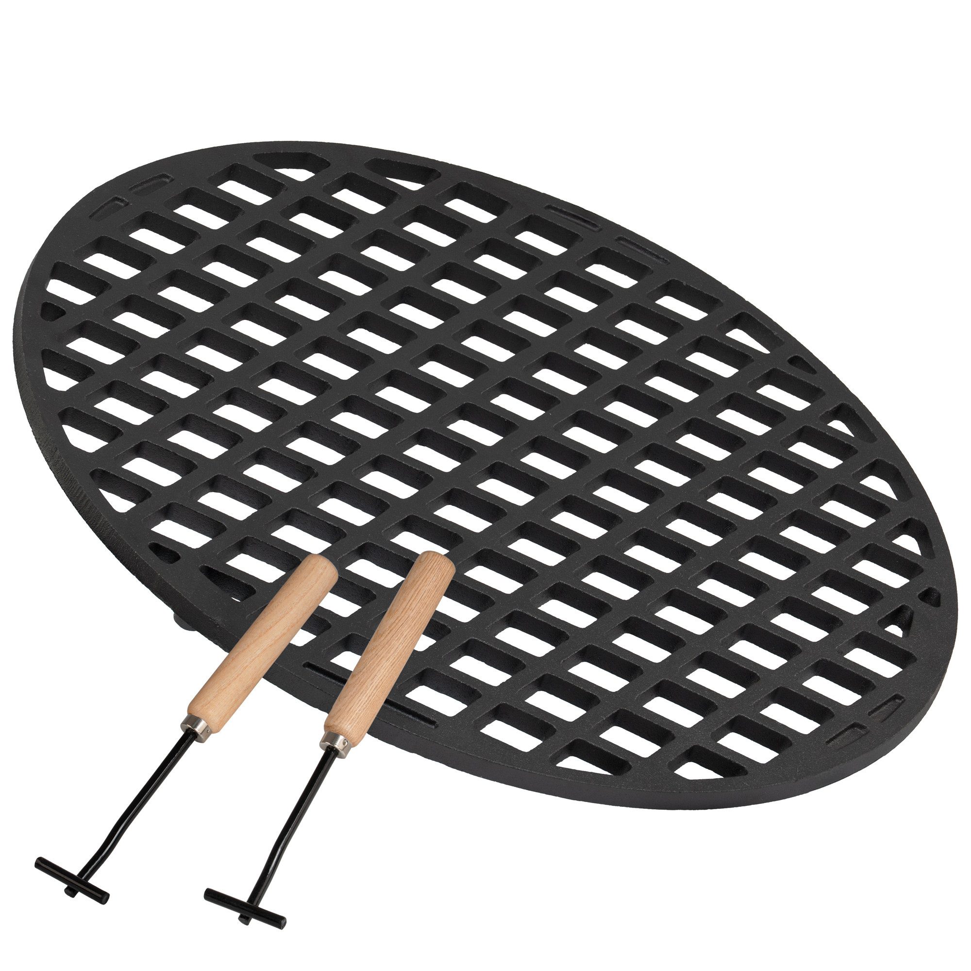 BBQ-Toro Grillrost Gusseisen Grillrost Ø 54 cm, für Ø 57 cm Kugelgrill, bereits eingebran (1-St)