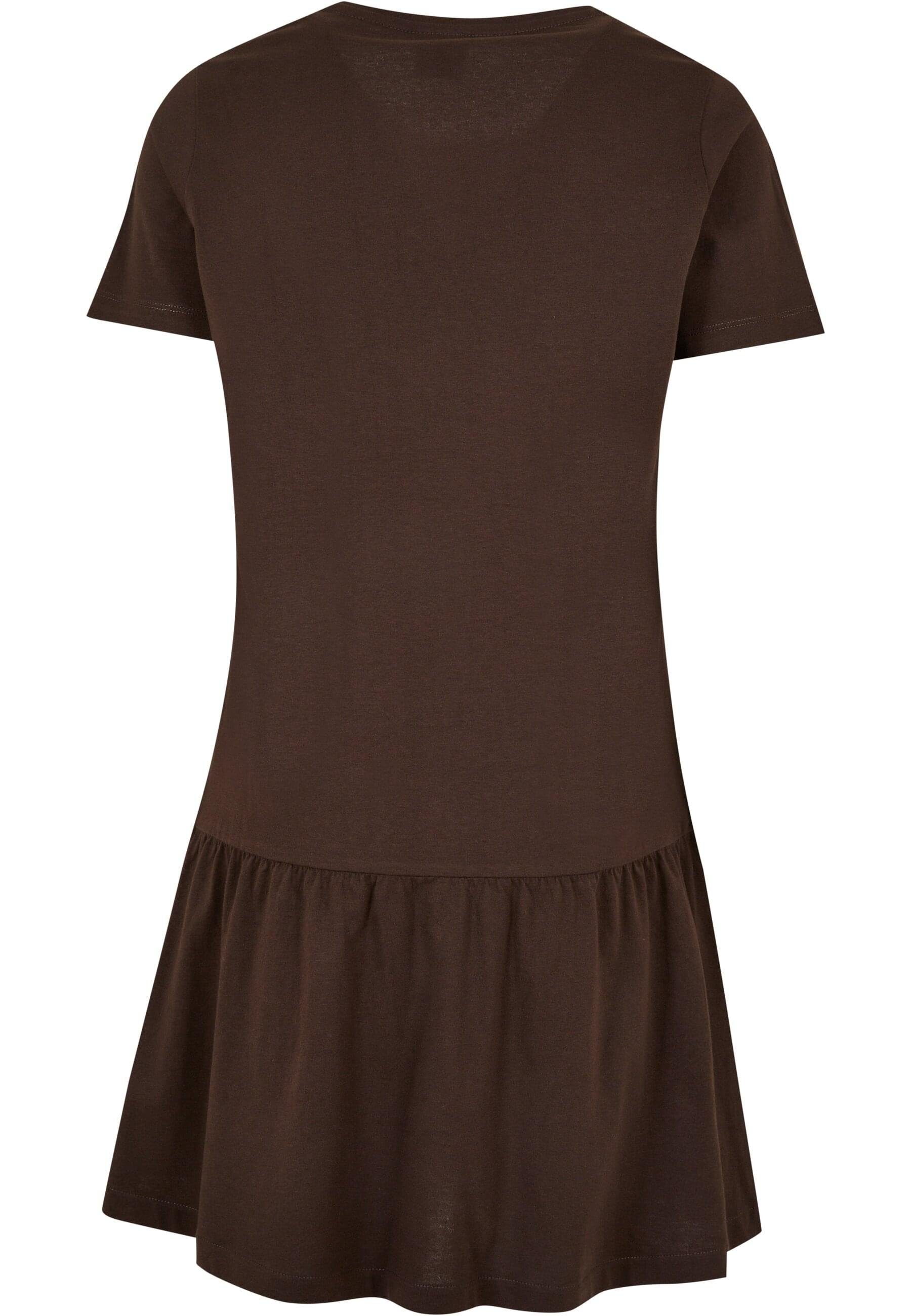 brown Ladies URBAN Tee (1-tlg) Dress Valance Stillkleid Damen CLASSICS