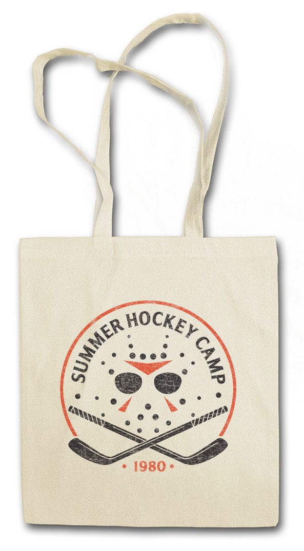Beuteltasche Summer Hockey Camp 1980 Stofftasche Freitag Horror 13 Vorhees Friday