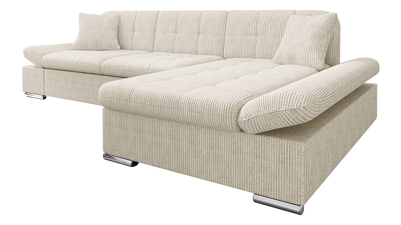 MIRJAN24 Ecksofa Malwi Cord, mit Schlaffunktion günstig online kaufen