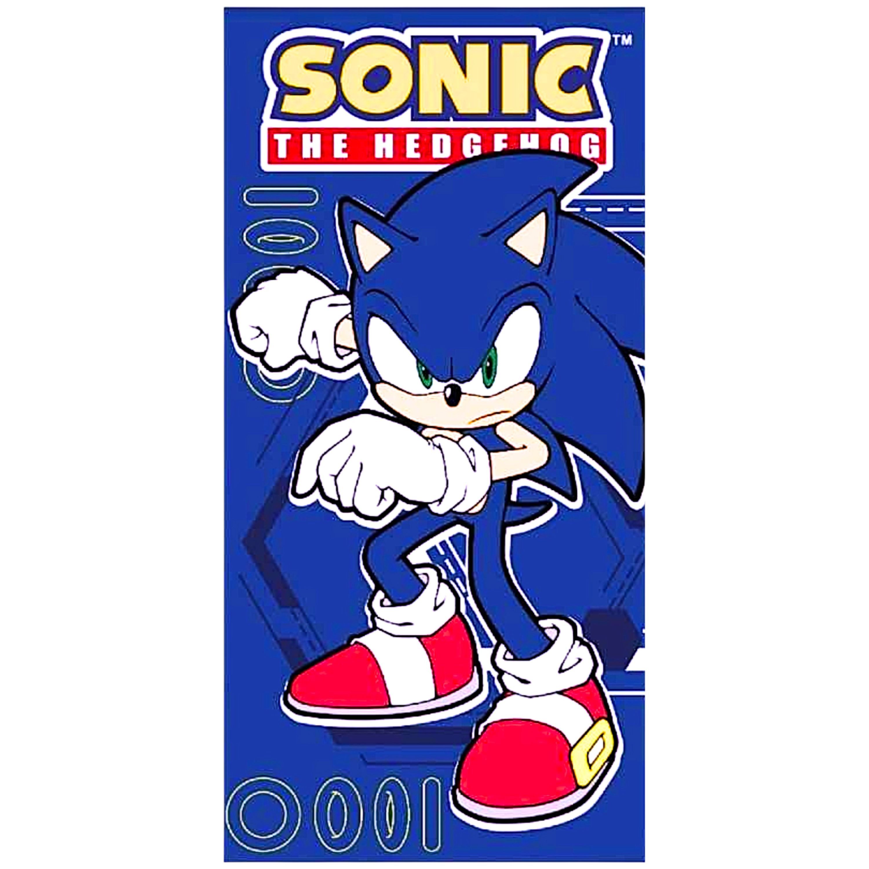 Sonic SEGA Badetuch, Mikrofaser, Kinder Strandtuch günstig online kaufen