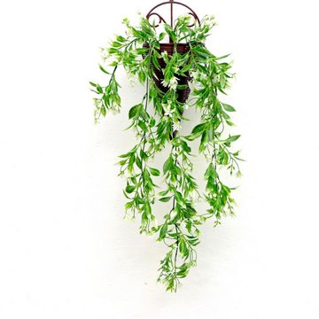Kunstpflanze 2 Stück künstliche Pflanzen, Ranken-Wanddekoration, Innen- und, YRIIOMO, Außendekoration, hängende künstliche Blumen an der Wand.