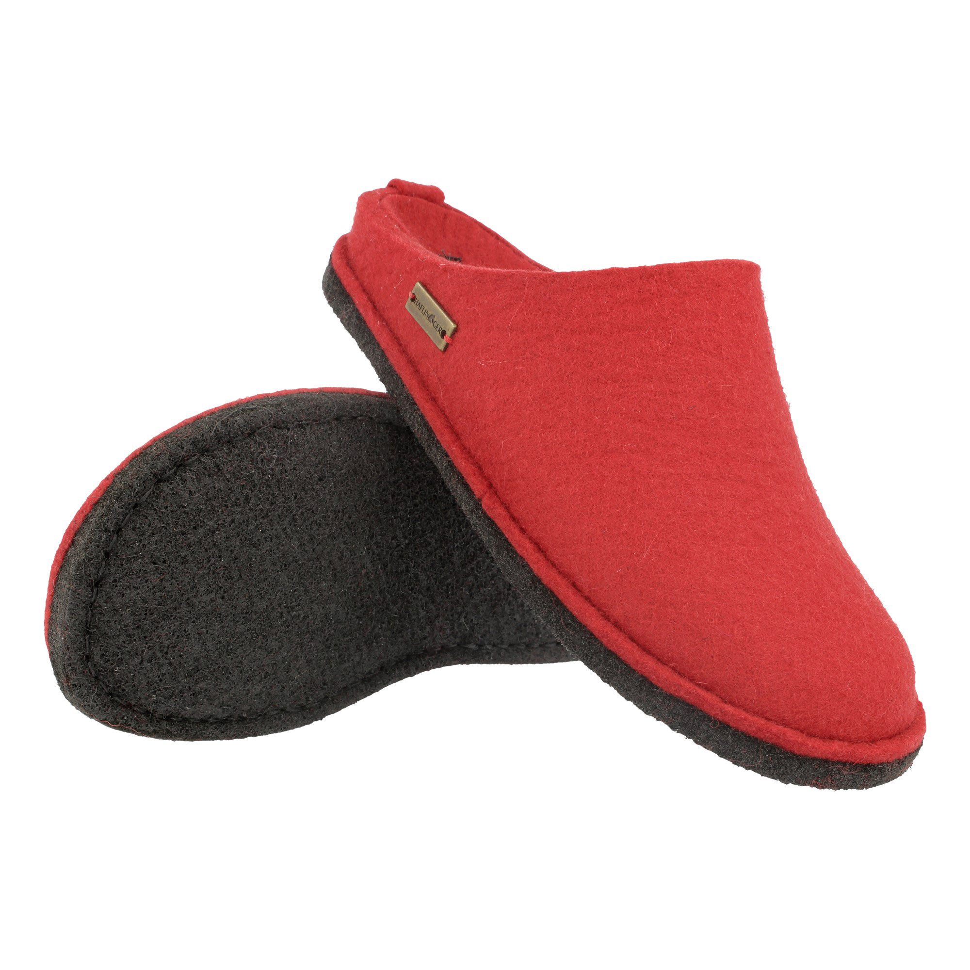 Haflinger Flair Soft Filzpantoffeln aus Wollfilz Hausschuh Unisex Hausschuh – Bild 2 von 2