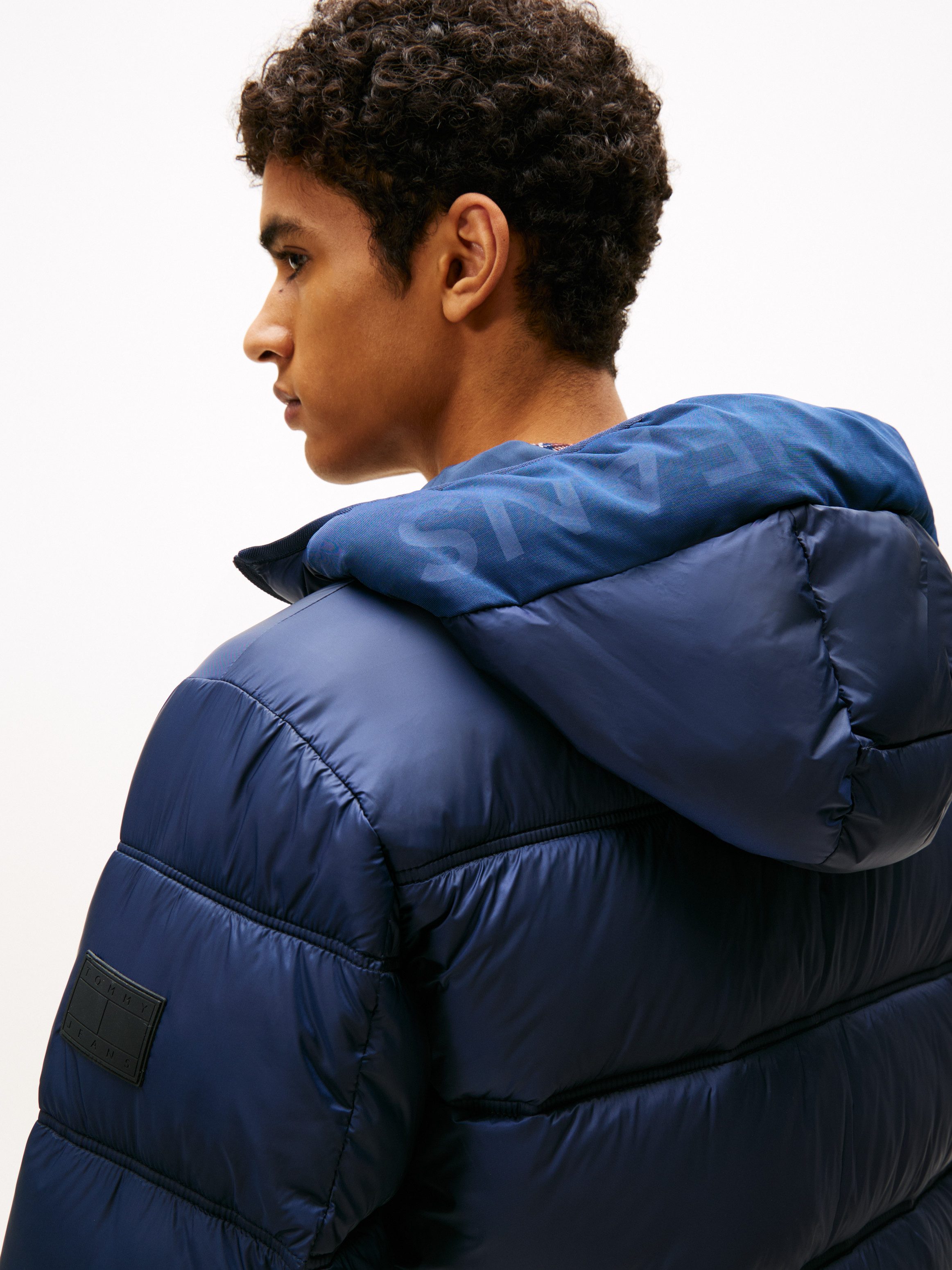 Tommy Jeans Steppjacke HOODED LOGO PUFFER günstig online kaufen