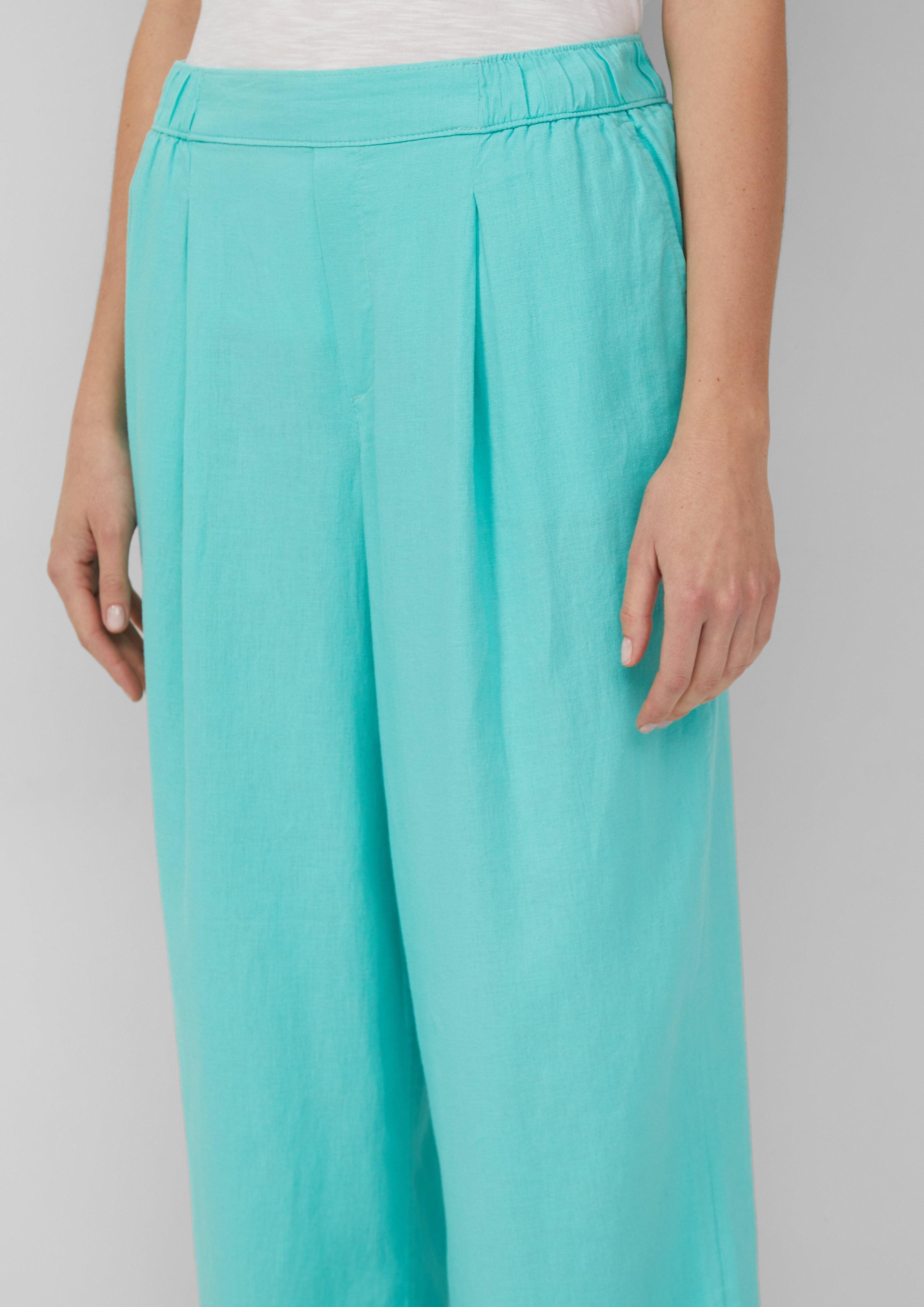 s.Oliver 7/8-Hose High-Rise Culotte aus Leinenmix günstig online kaufen