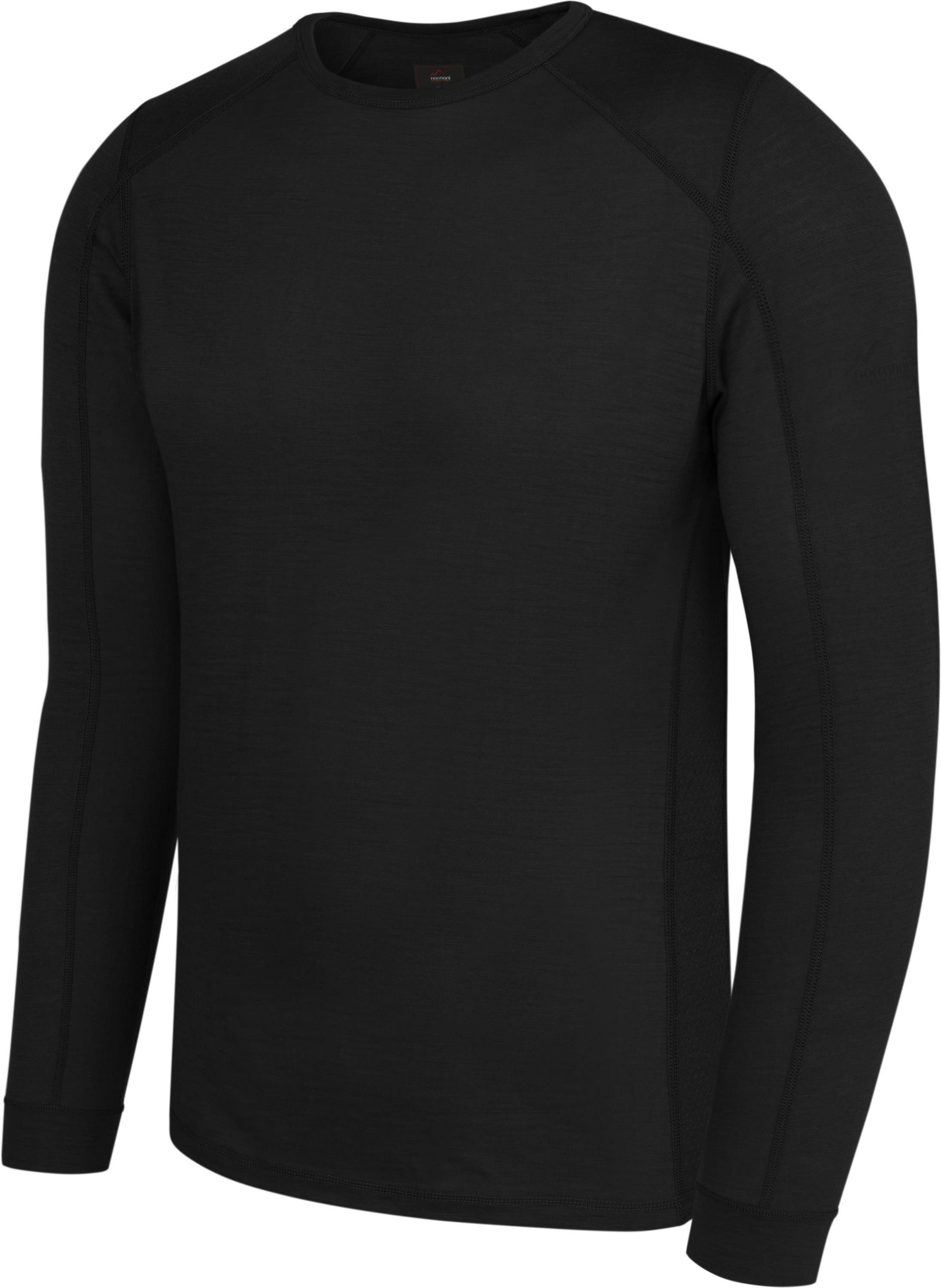 normani Langarmshirt Herren Merino Langarm Devonport Ultraleichtes Outdoor Sommer Shirt - 100 % RWS Merinowolle